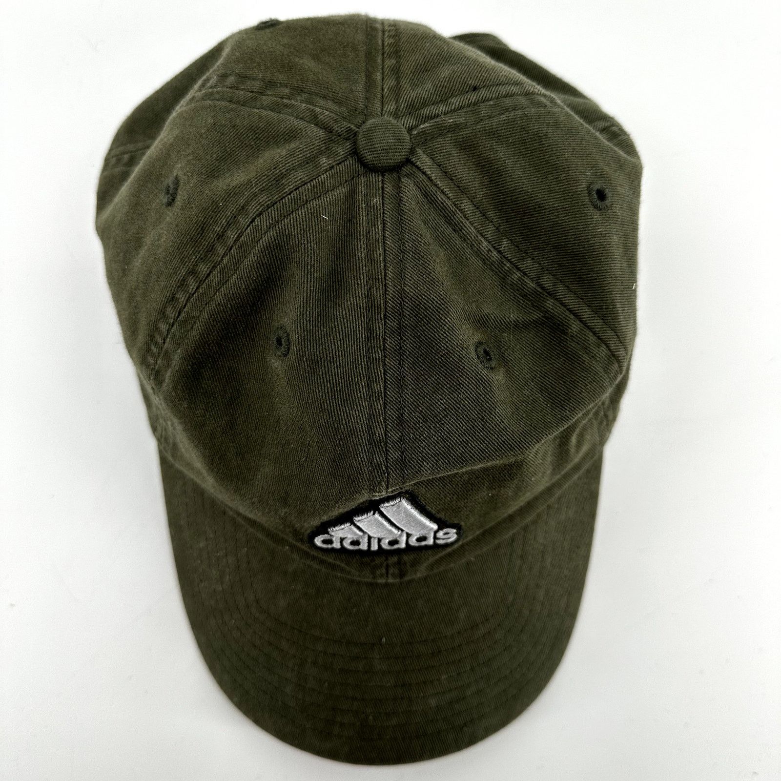 Adidas Adidas 3 Striped Baseball Cap Embroidered Adjustable Olive Size ONE SIZE - 2 Thumbnail