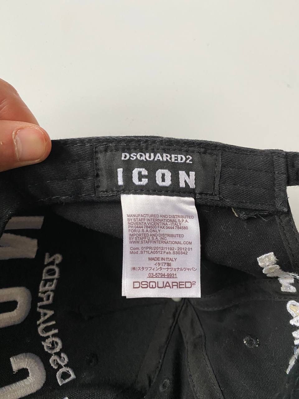 Dsquared2 Dsquared2 ICON Hat Cap Born in Canada Made in Italy OS Size ONE SIZE - 3 Thumbnail