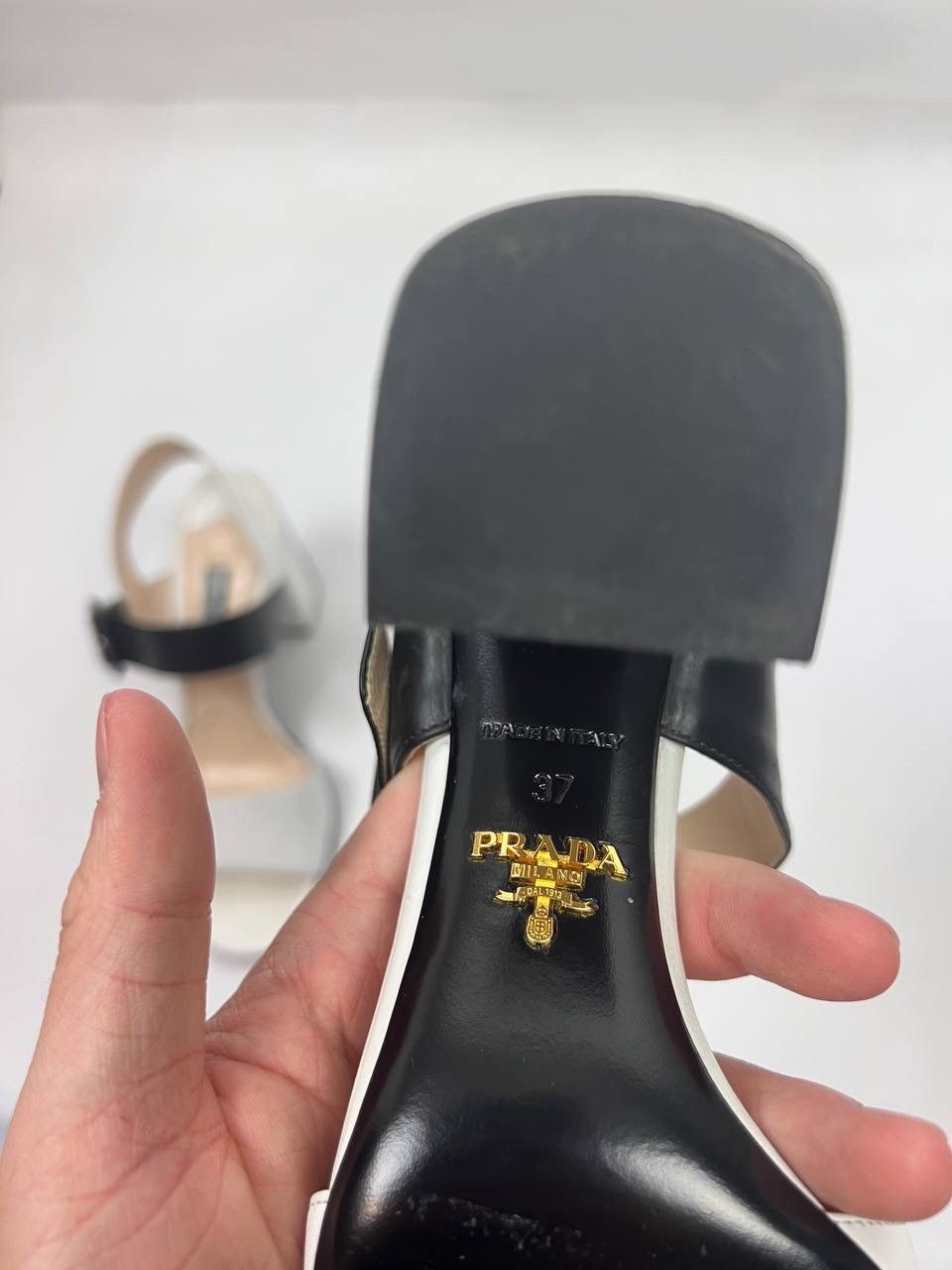 Prada Prada luxury sandals size 37 Size US 7 / IT 37 - 4 Thumbnail