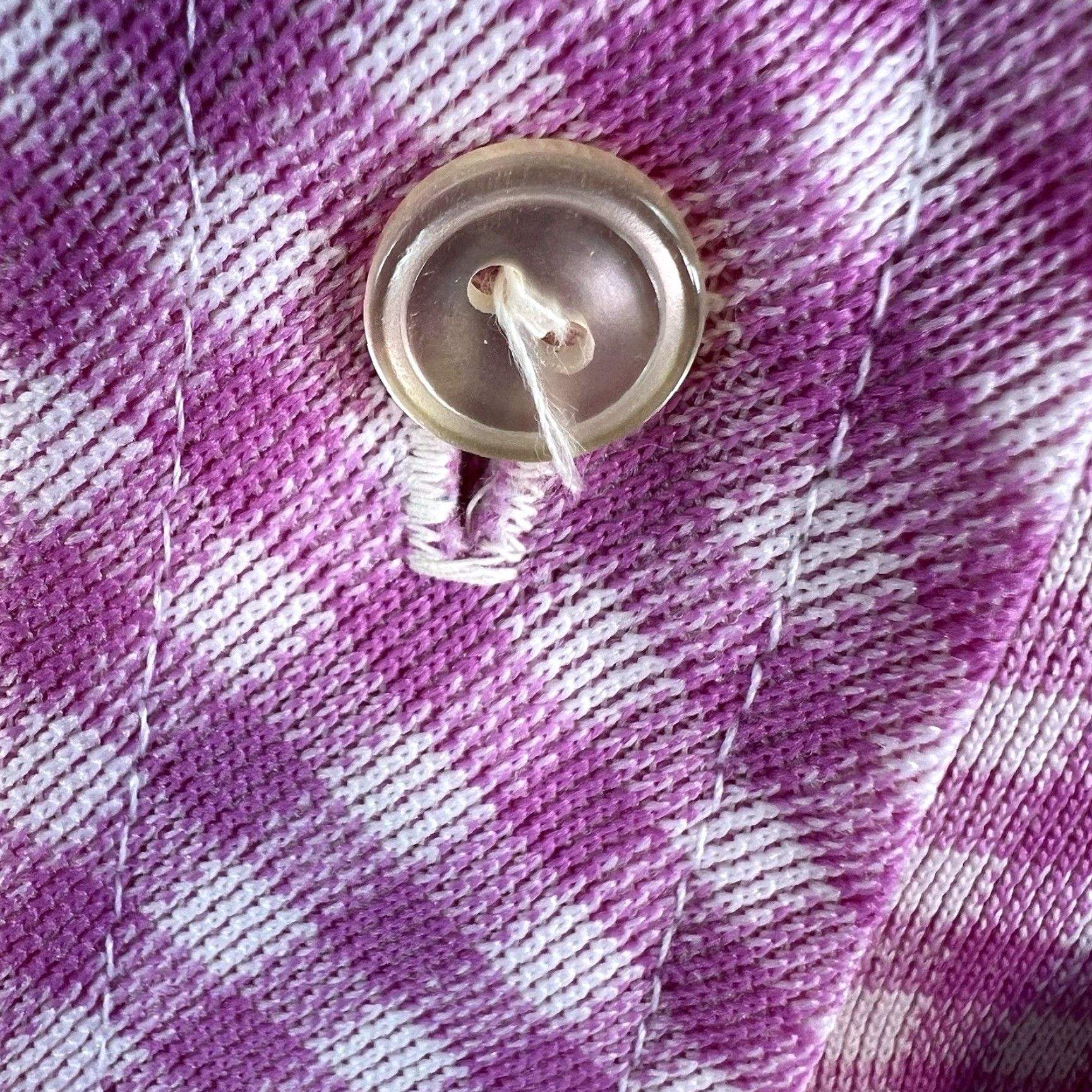 Vintage VINTAGE Country Lane Shirt Womens S/M Pink 1970s Gingham Collared Button-Up Polyester Mod/GoGo USA Seller Size S / US 4 / IT 40 - 5 Thumbnail