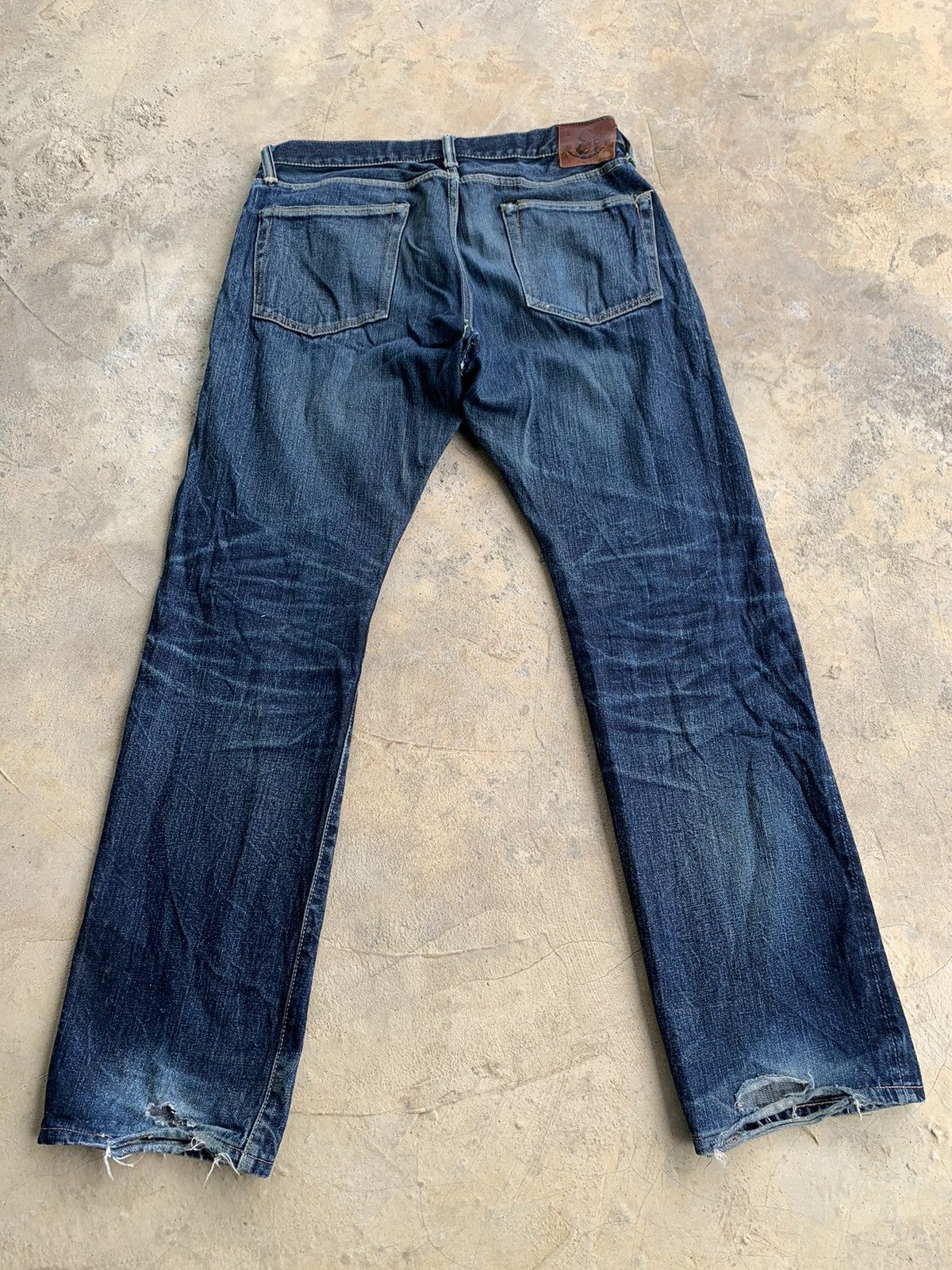 Vintage Eternal Selvedge Button Fly Distressed Denim
