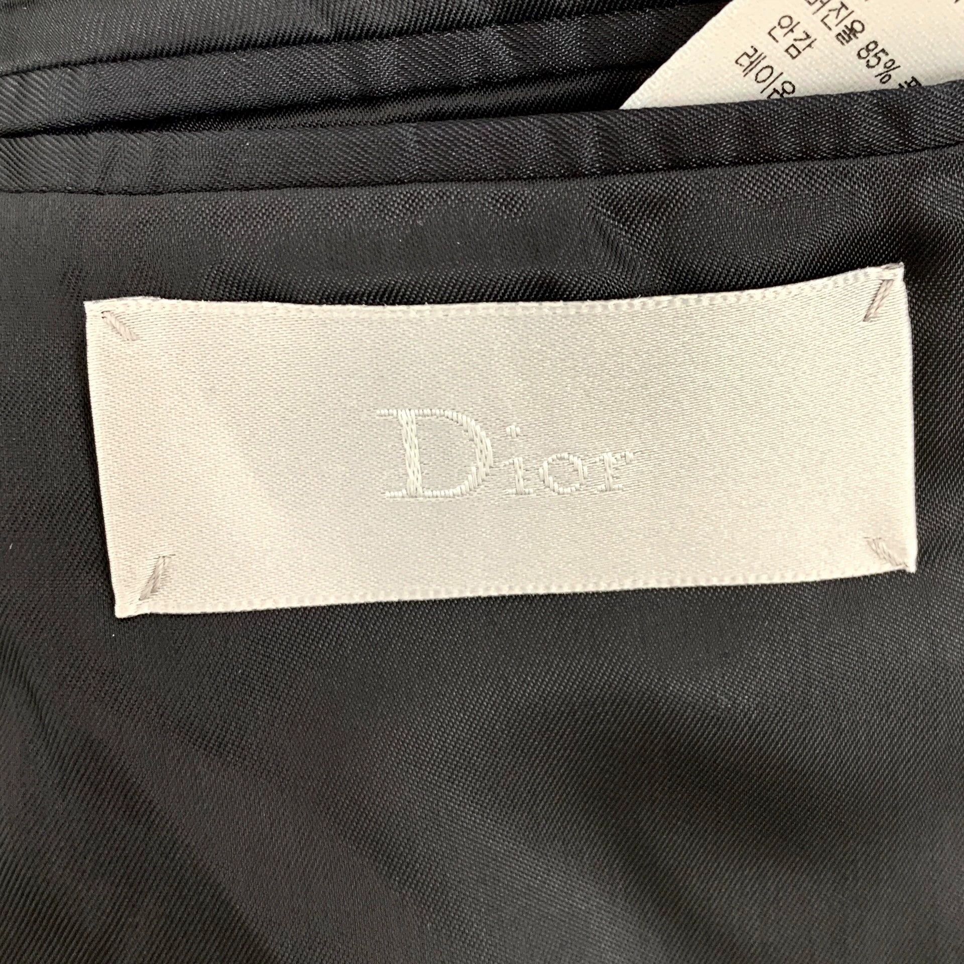 Dior Dior Wool Collar Single-Breasted Long-Sleeve Suit Jacket Size 42R - 6 Thumbnail