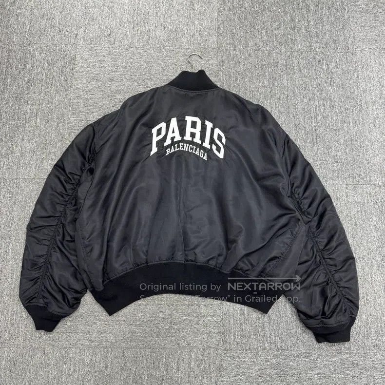 Balenciaga Balenciaga Embroidered Letter Pilot Jacket Size US S / EU 44-46 / 1 - 5 Thumbnail