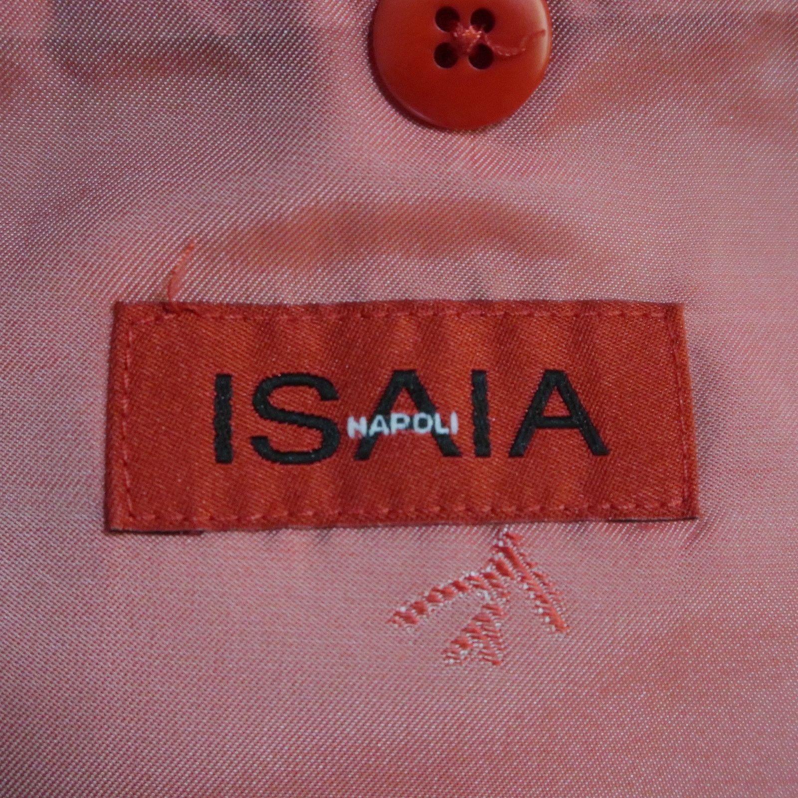 Isaia ISAIA Size 46 Long Brown Plaid Wool Notch Lapel Sport Coat Size 46R - 10 Thumbnail