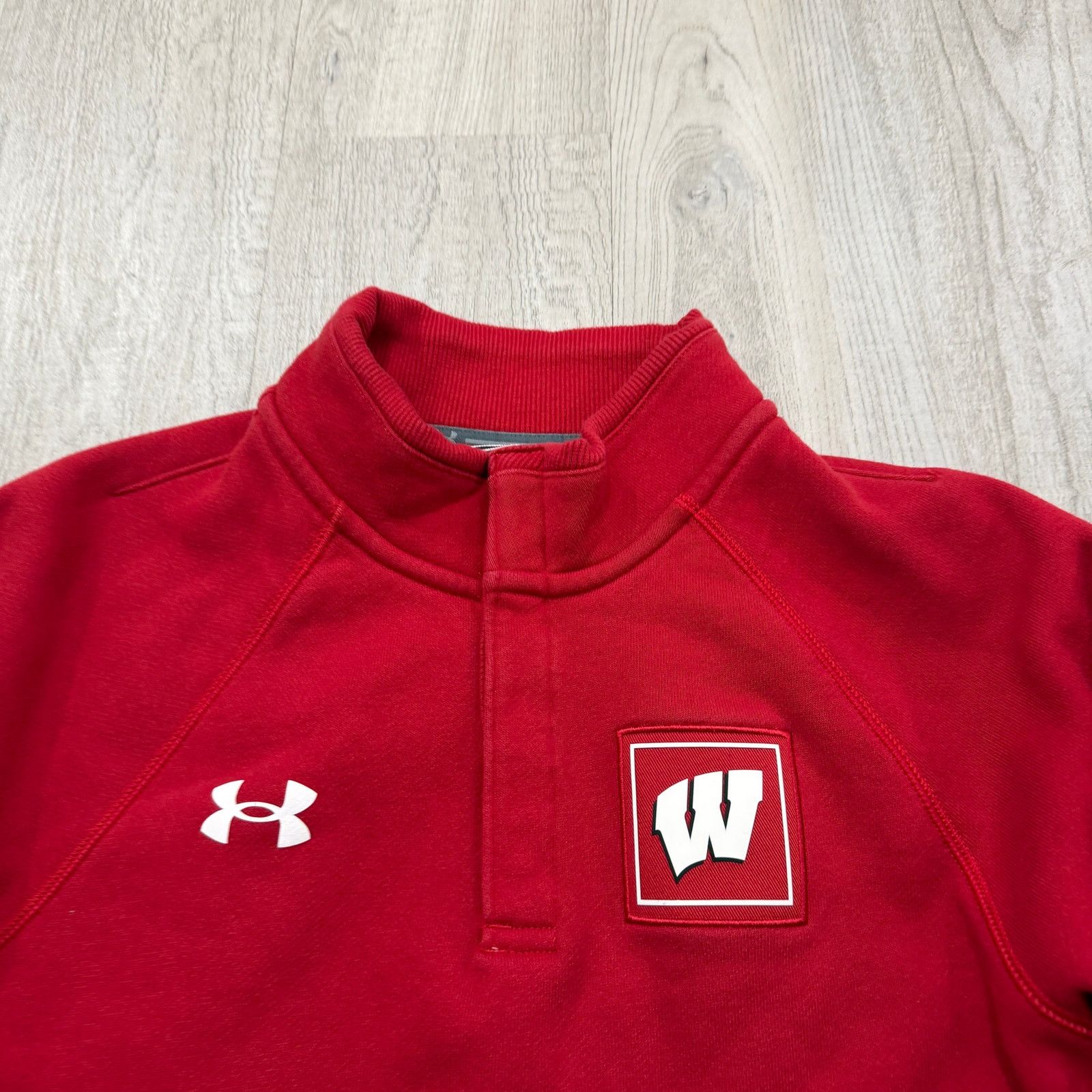 Under Armour Under Armour Wisconsin Badgers Sweatshirt Men's Extra Small Size US XS / EU 42 / 0 - 3 Thumbnail