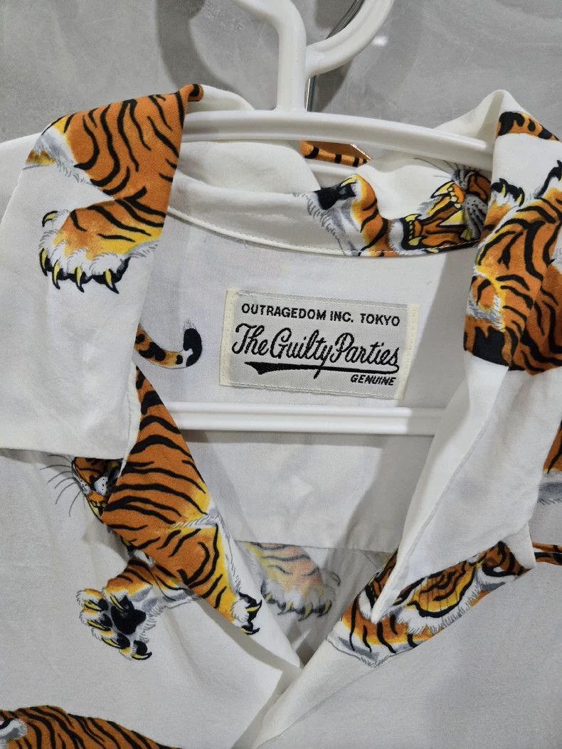 Wacko Maria Wacko maria Tiger Artificial Silk Shirt Officially Guarant Size US XL / EU 56 / 4 - 3 Thumbnail