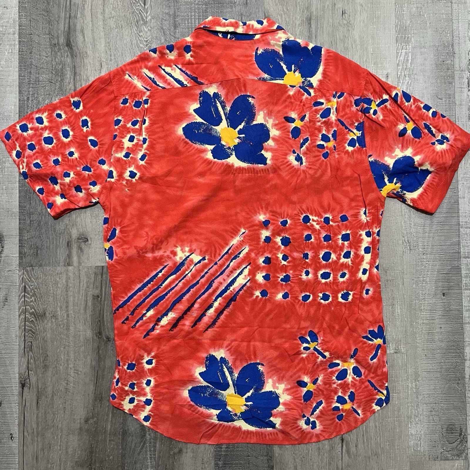 Jams World VTG JAMS World Hawaiian Shirt Floral Aloha Beach SS Rayon S Size US S / EU 44-46 / 1 - 2 Thumbnail