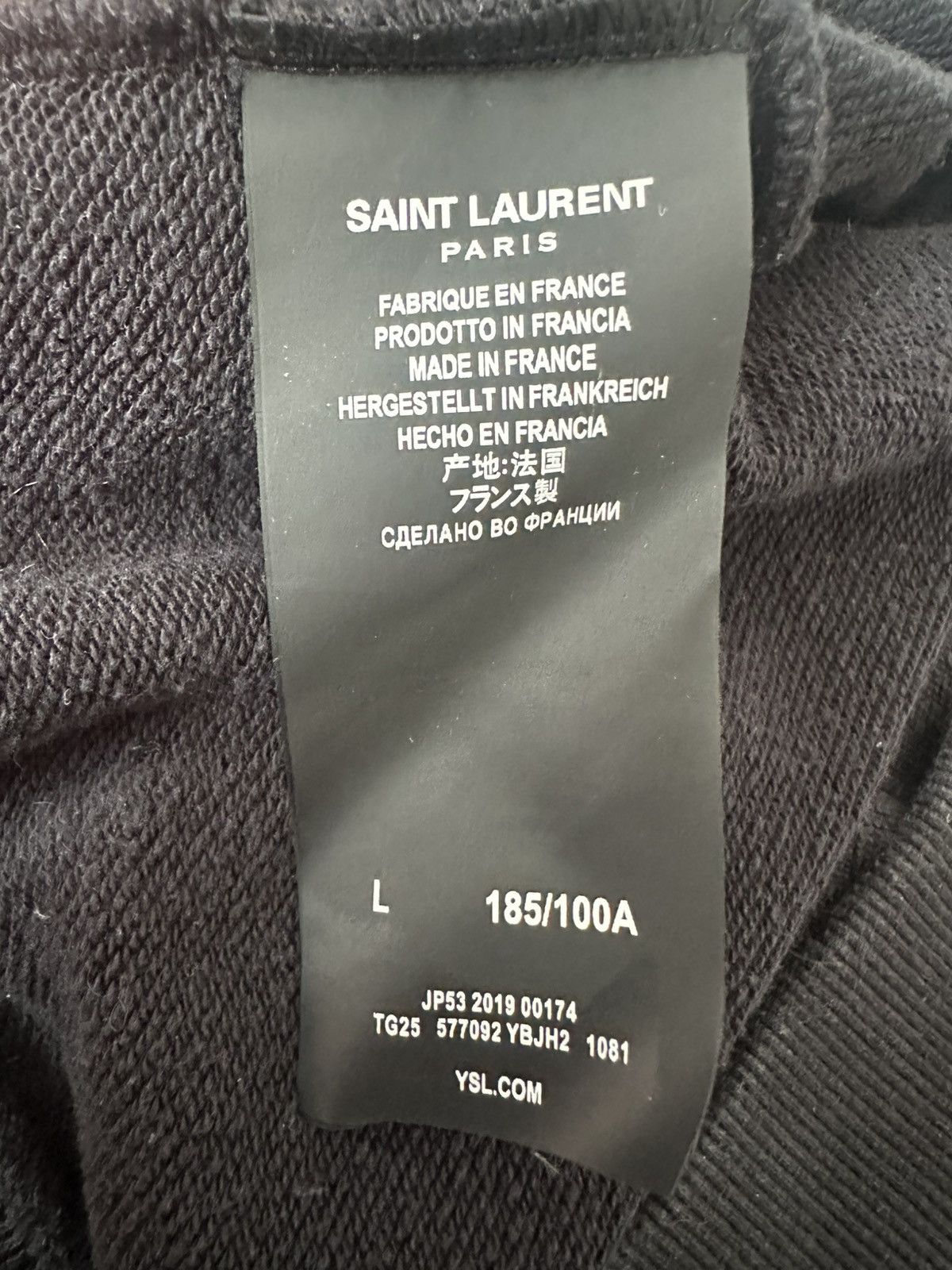 Saint Laurent Paris saint laurent hoodie Size US L / EU 52-54 / 3 - 10 Thumbnail