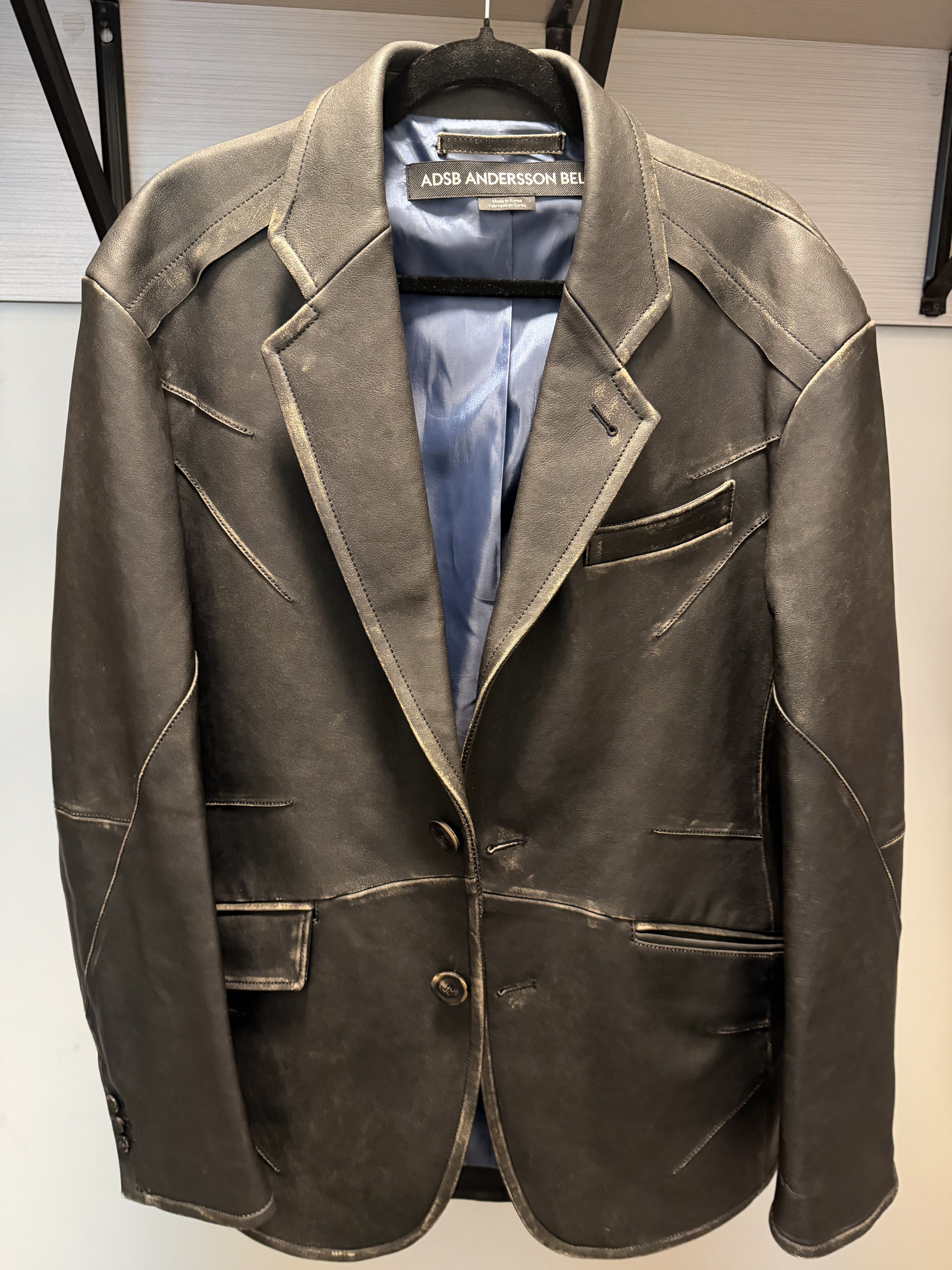 Andersson Bell Black Hyde Leather Jacket Size US L / EU 52-54 / 3 - 1 Thumbnail
