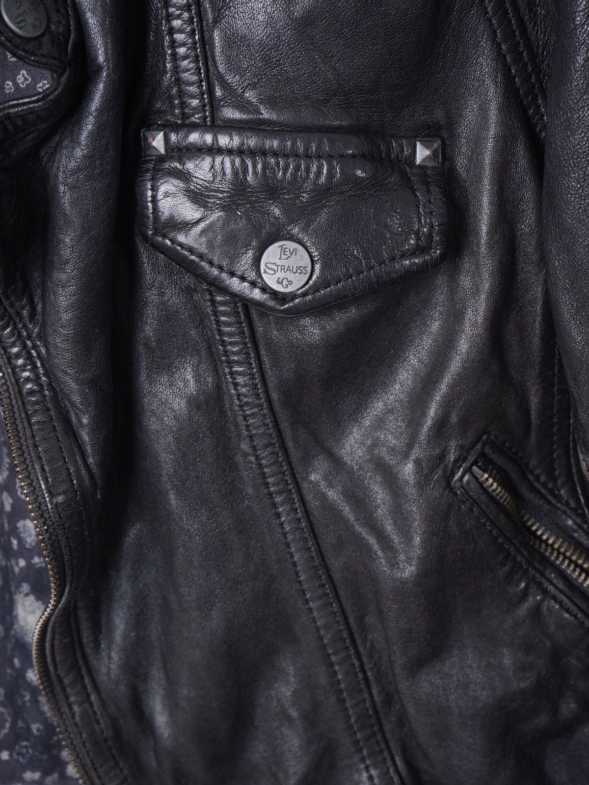 Levi's Levis Leather Moto Biker Jacket Special Edition Roots S Size S / US 4 / IT 40 - 3 Thumbnail