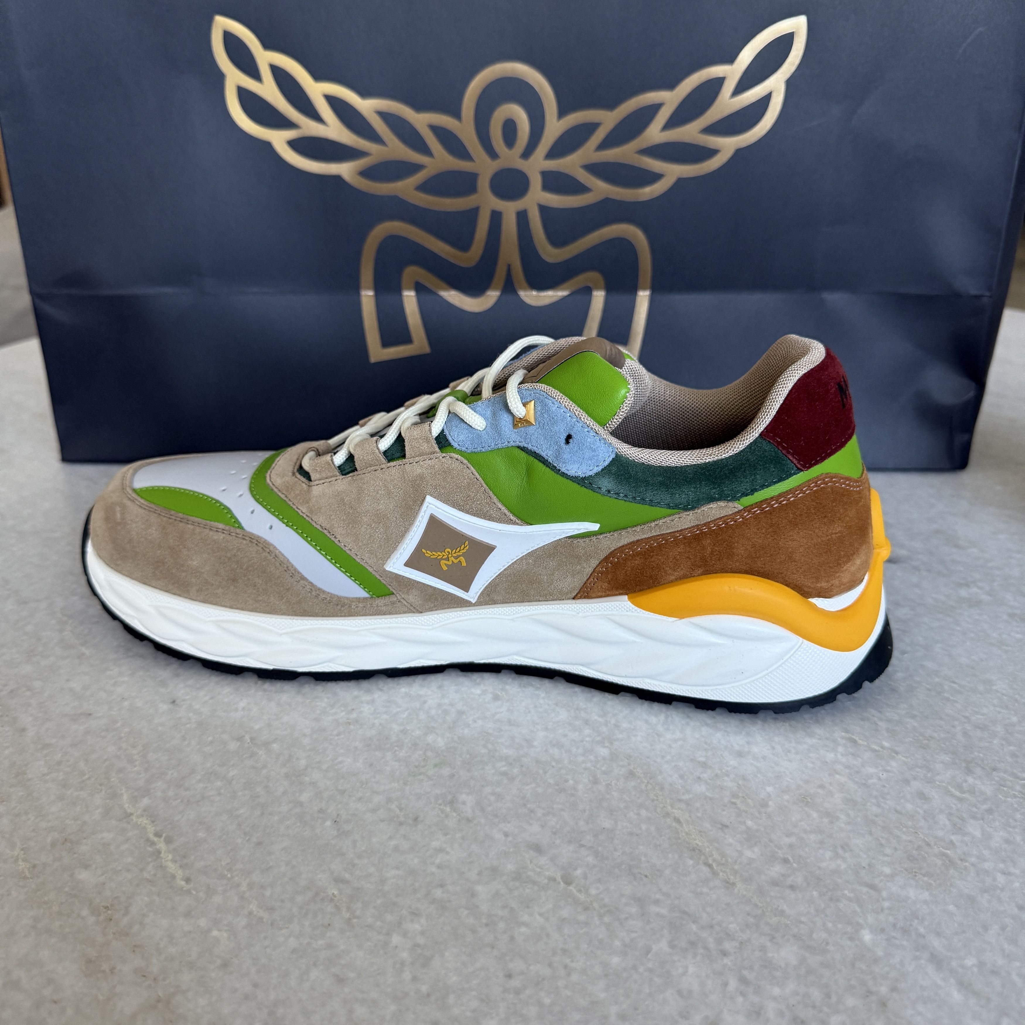 MCM MCM Skywander Low Top Sneakers Men's Suede, Sz 45 Size US 12 / EU 45 - 2 Thumbnail