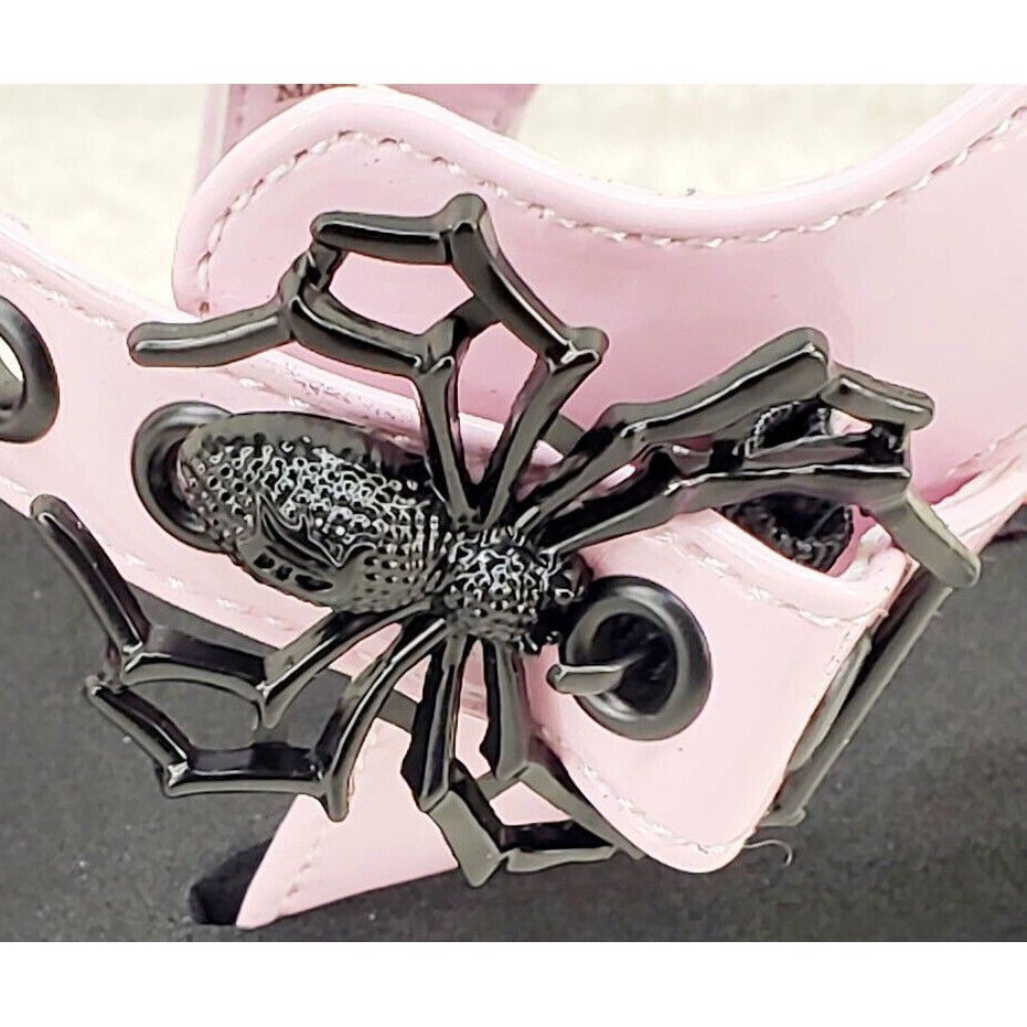 Other DEMONIA Funn Goth Spider Web Platform Sandals Shoes Pink Hol Size US 9 / IT 39 - 7 Thumbnail