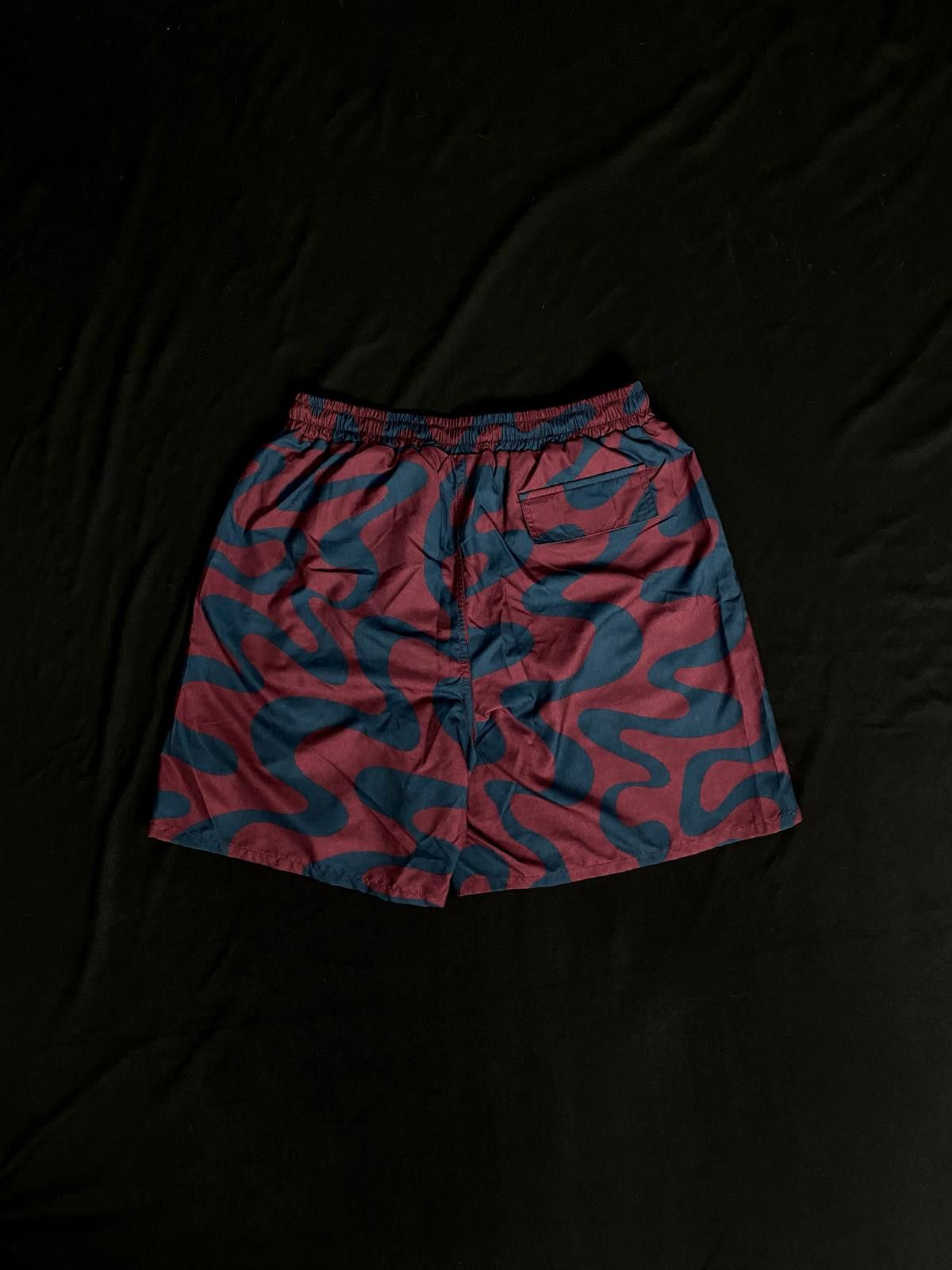 Parra Deadstock By Parra Splashed Swim Shorts Burgundy Large Size US 32 / EU 48 - 5 Thumbnail