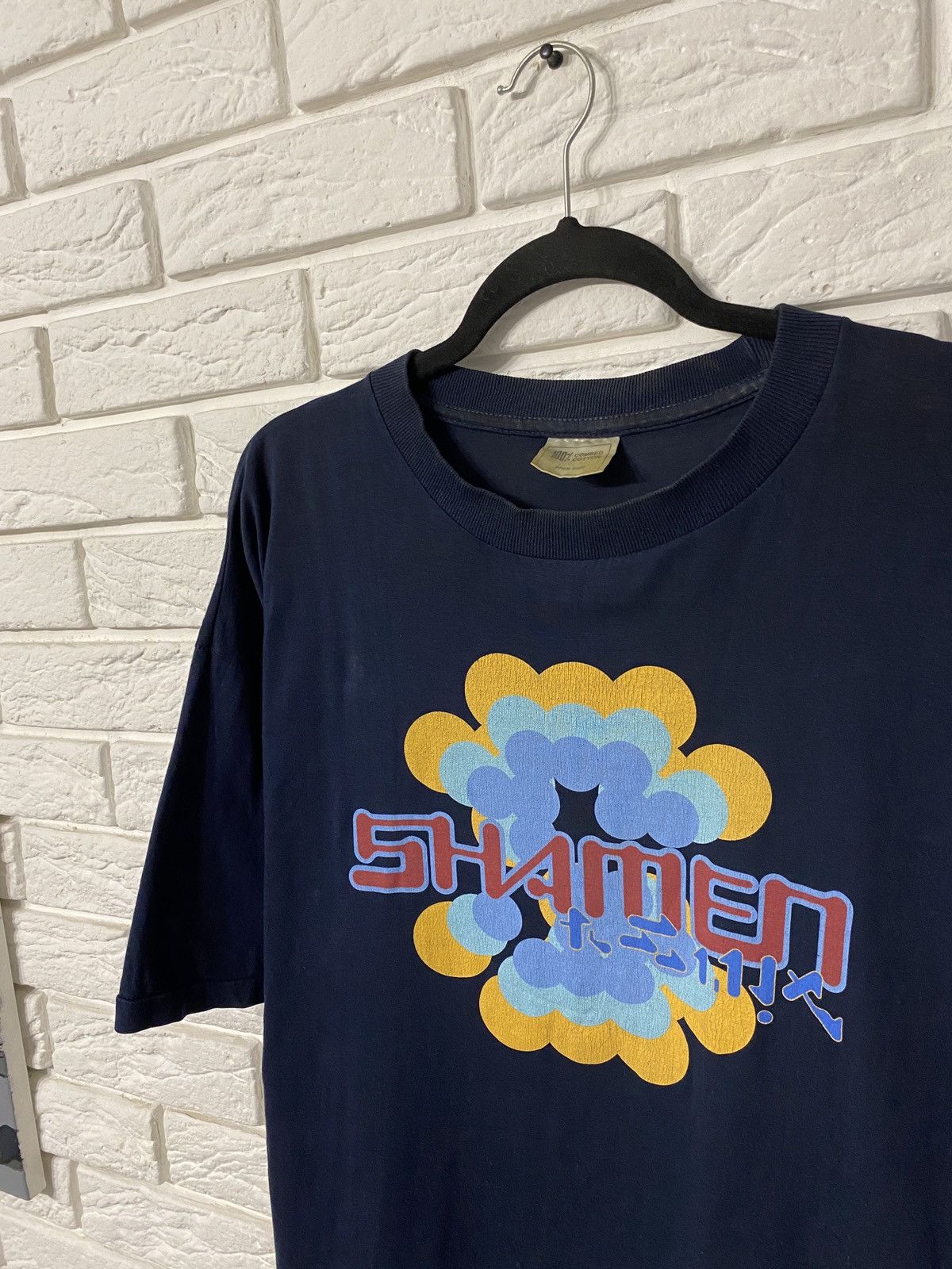 Band Tees Vintage The shamen Techno UK House TShirt Tee Acid Size US XL / EU 56 / 4 - 2 Thumbnail