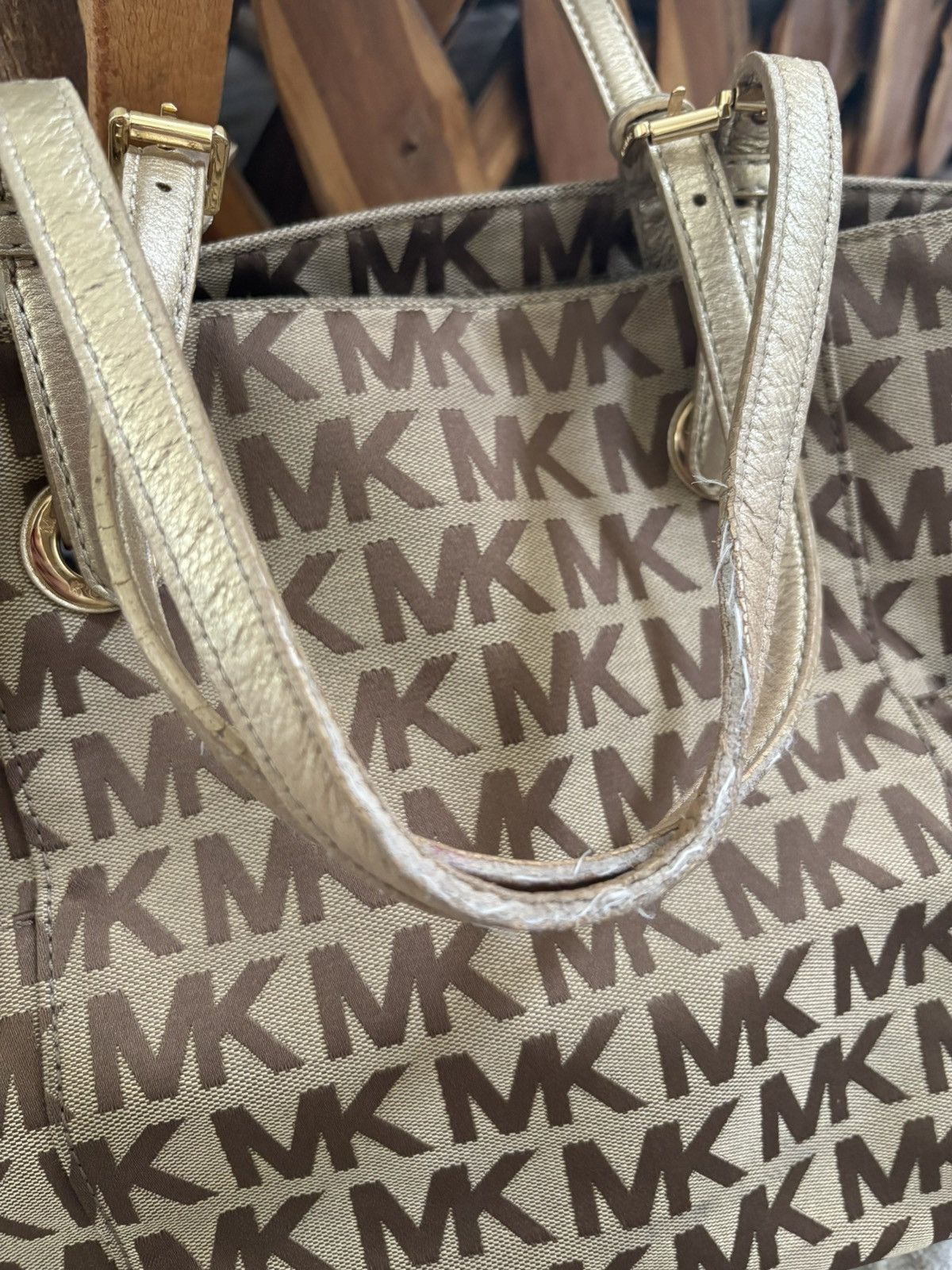 Michael Kors Y2K Michael Kors Signature Jacquard Tote Size ONE SIZE - 3 Thumbnail