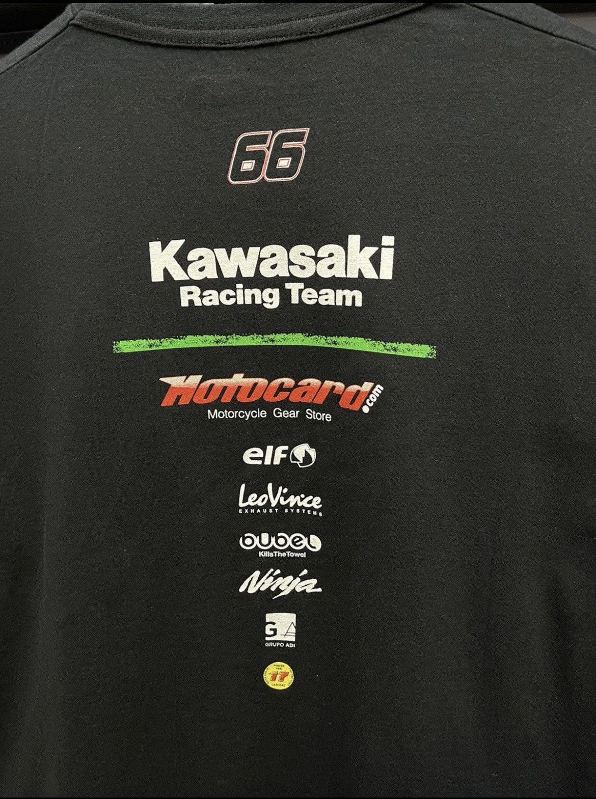 Vintage Vintage Kawasaki Racing T-shirt Size US L / EU 52-54 / 3 - 5 Thumbnail