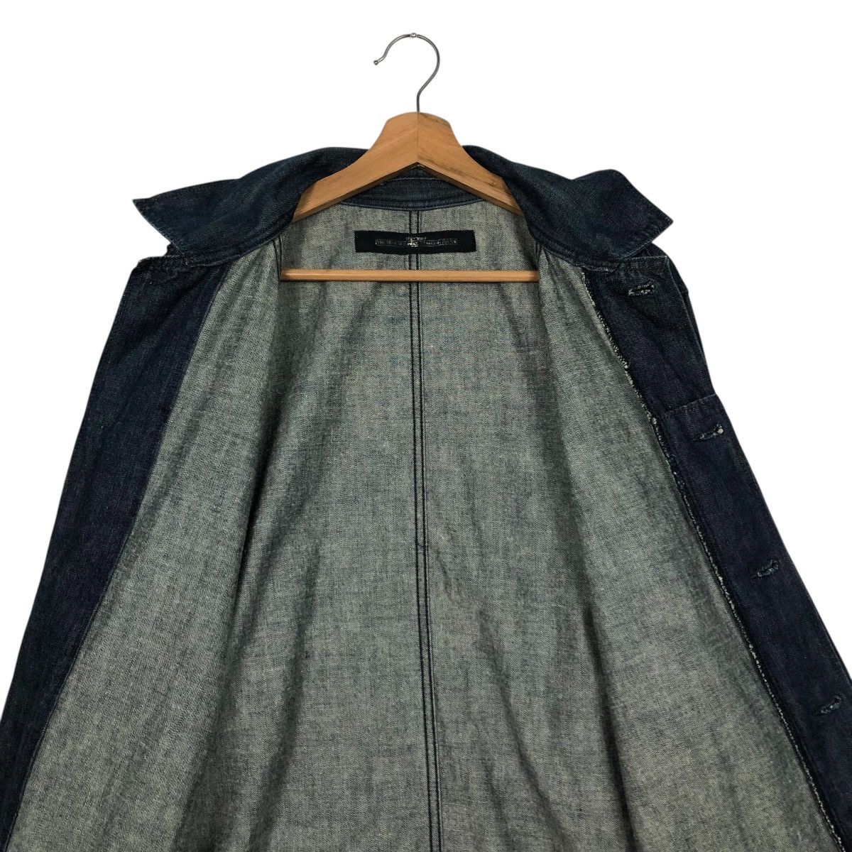 Issey Miyake 🔥1999/2000 VINTAGE DENIM WORK JACKET ZUCCA ISSEY MIYAKE Size US M / EU 48-50 / 2 - 16 Thumbnail