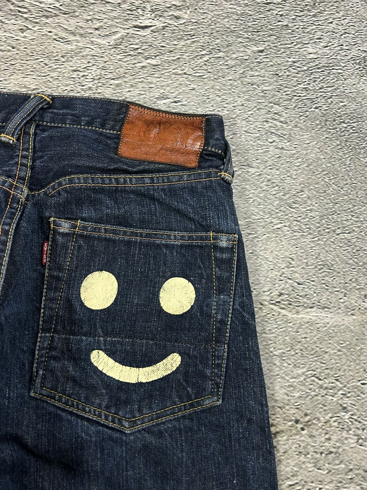 Evisu Evisu Yamane jeans smiley face Japanese vintage seagull Size 28" / US 6 / IT 42 - 4 Thumbnail
