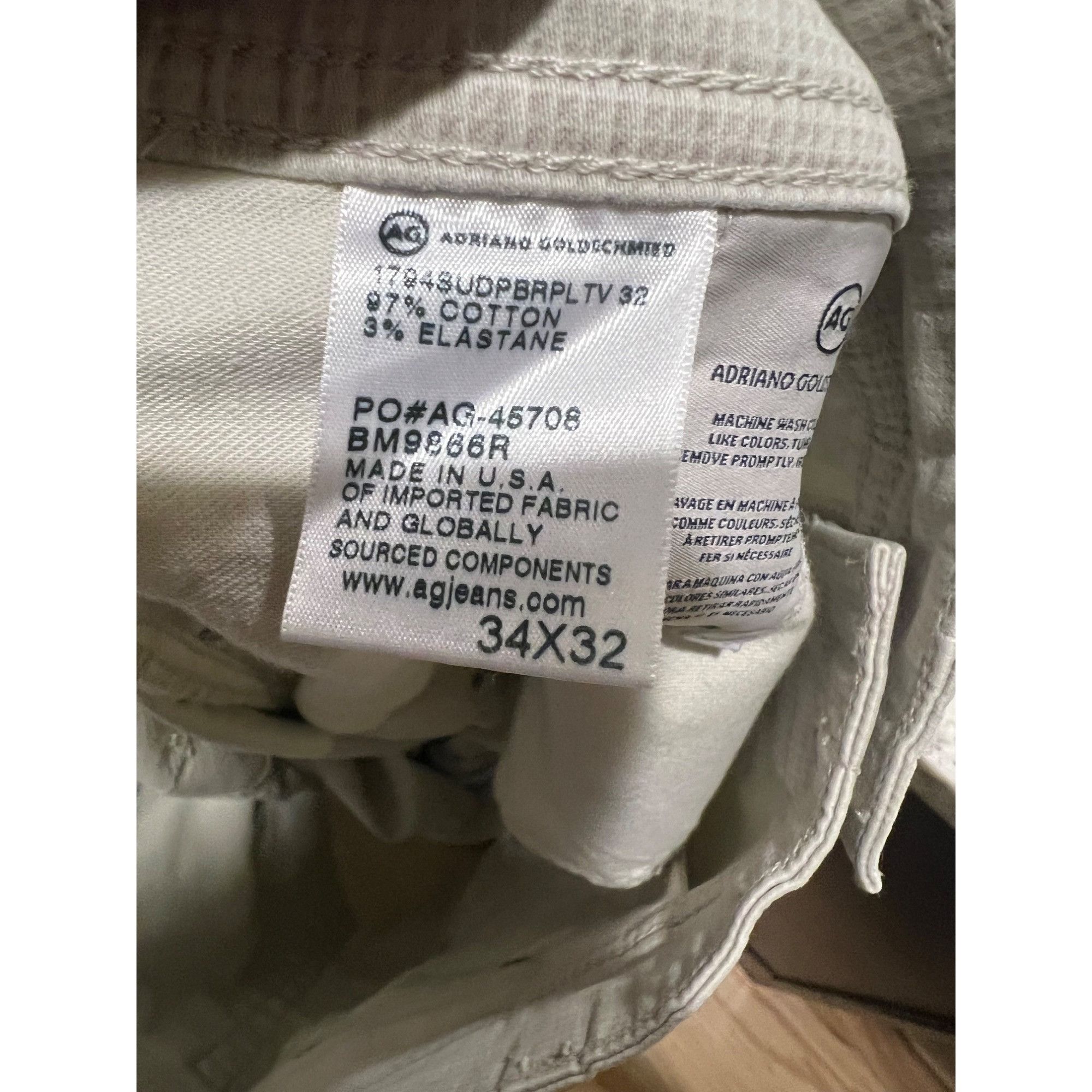 AG Adriano Goldschmied AG Adriano Goldschmied The Everett Slim Straight Pants - Si Size US 34 / EU 50 - 5 Thumbnail