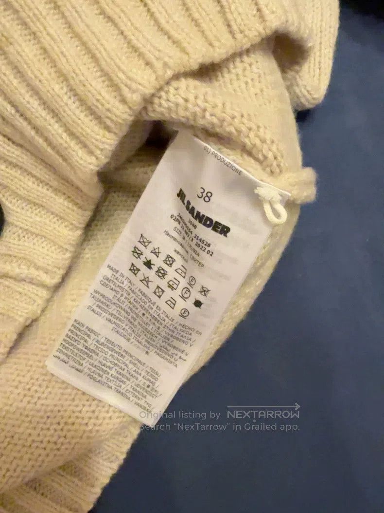 Jil Sander Jil Sander size 38 Beige four-pocket cardigan sweater Size M / US 6-8 / IT 42-44 - 2 Thumbnail