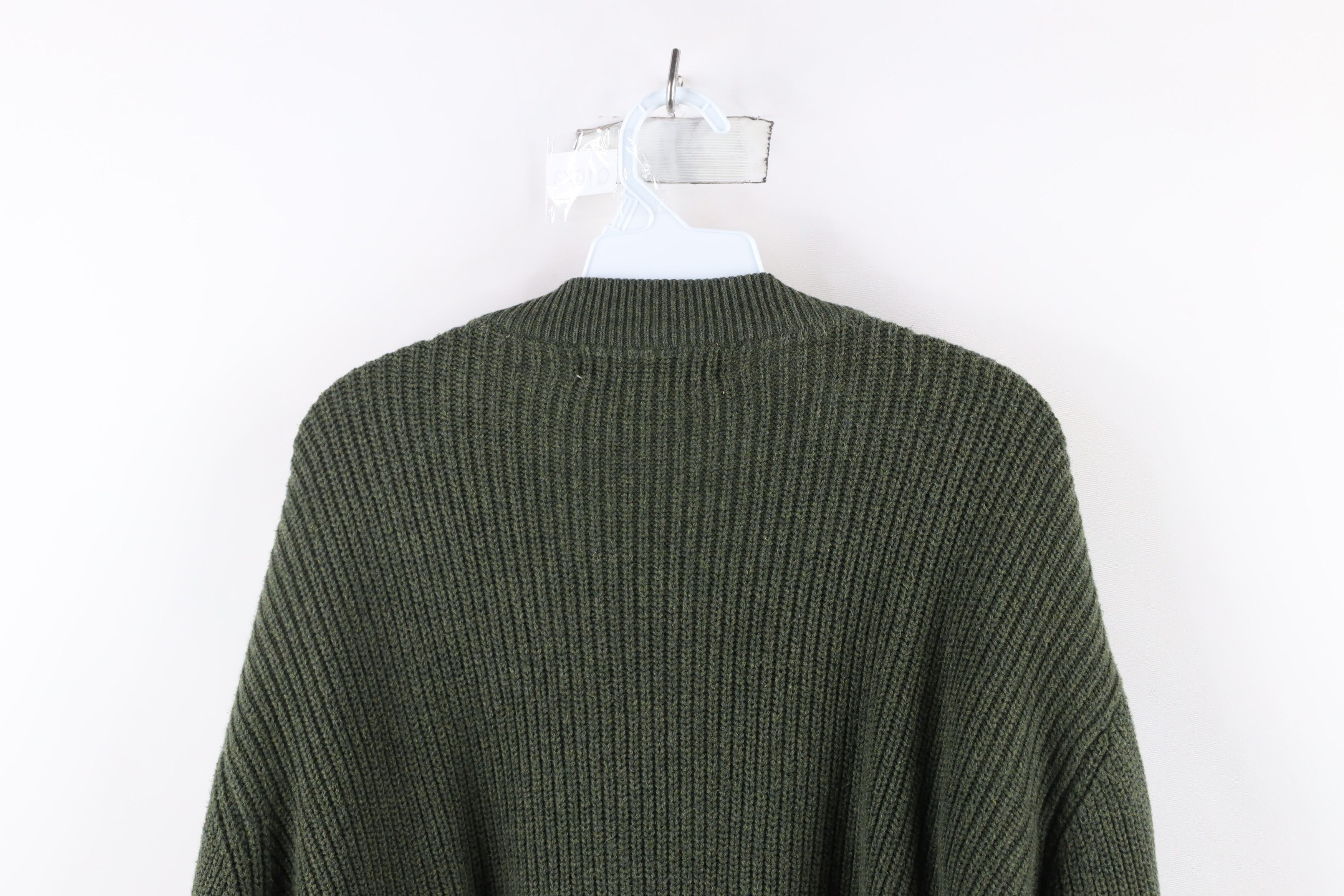 Cabelas × Vintage Vintage Cabelas Quilted Ribbed Knit Shooting Henley Sweater Size US XL / EU 56 / 4 - 12 Thumbnail