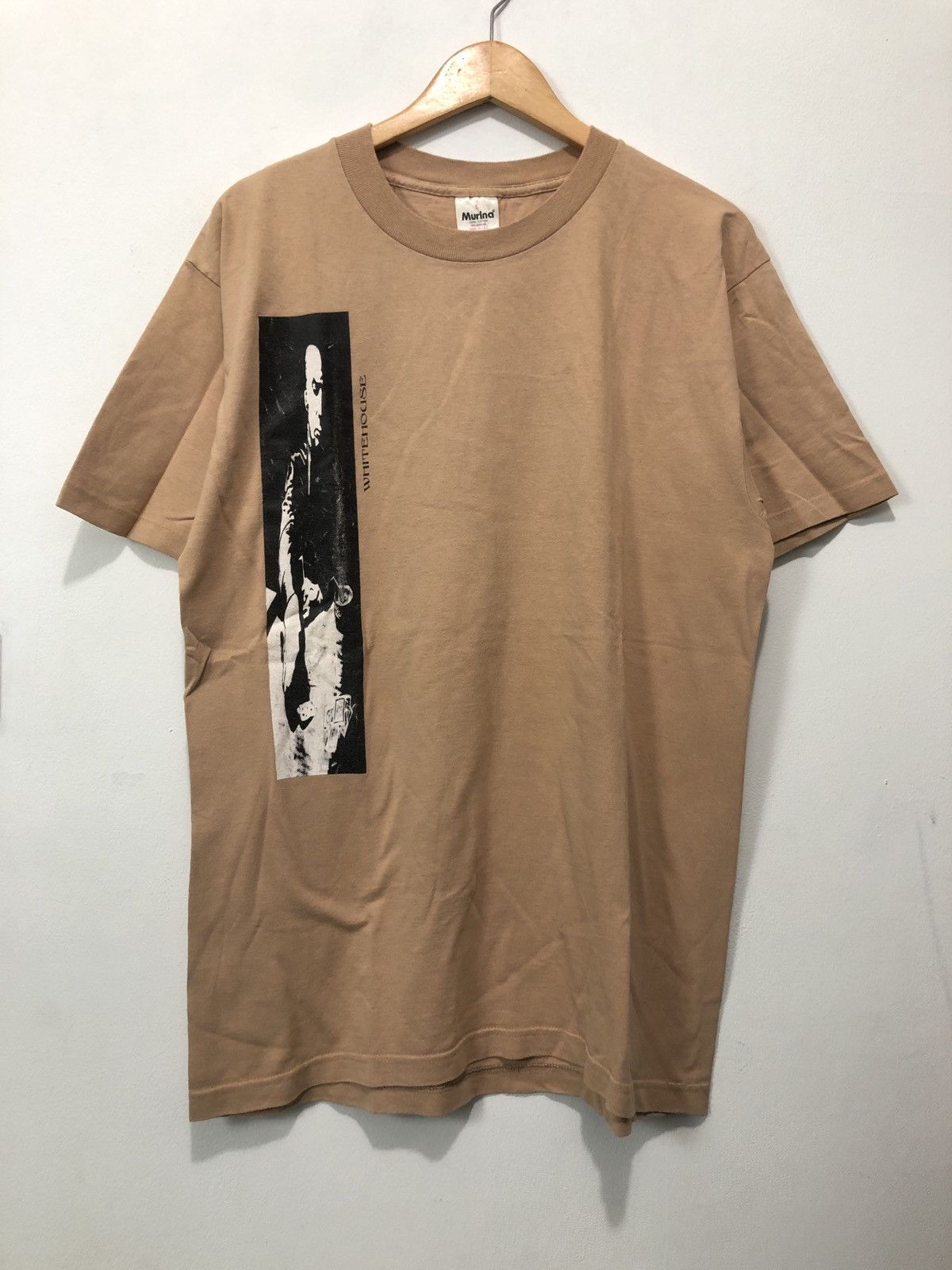 image of Vintage White House T-Shirt in Brown, Men's (Size Large)