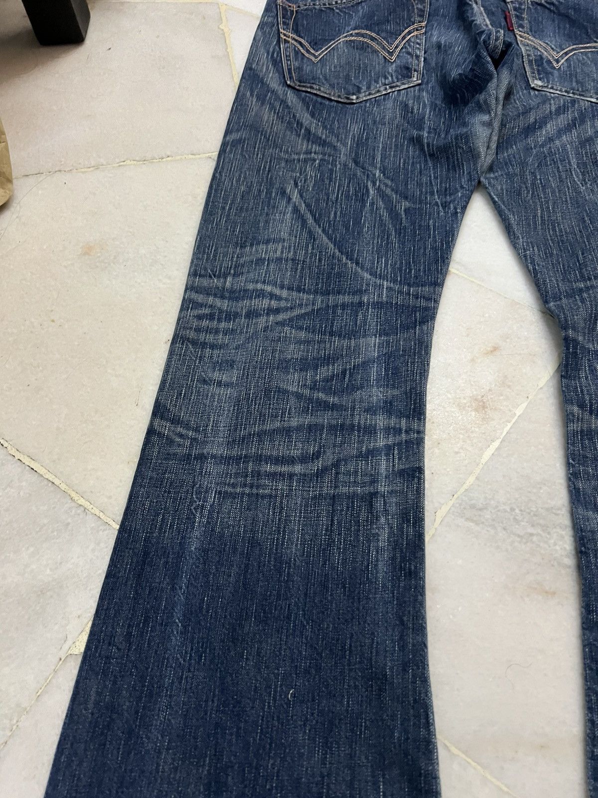 Edwin 💥Flare💥Vintage Edwin 503 Clawmark Mudwash Jean Size US 34 / EU 50 - 12 Thumbnail