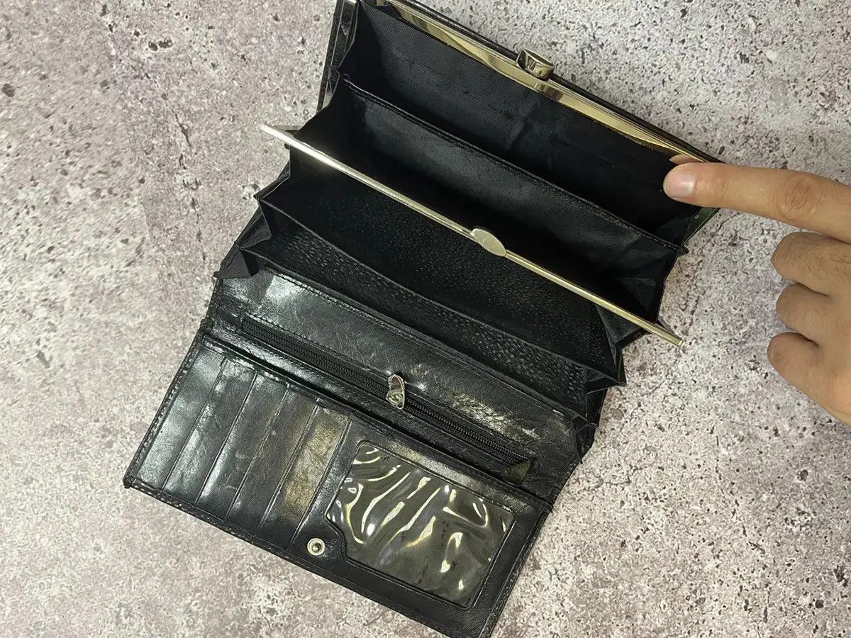 Ermenegildo Zegna × Vintage Ermenegildo Zegna Vintage Leather Wallet Size ONE SIZE - 3 Thumbnail