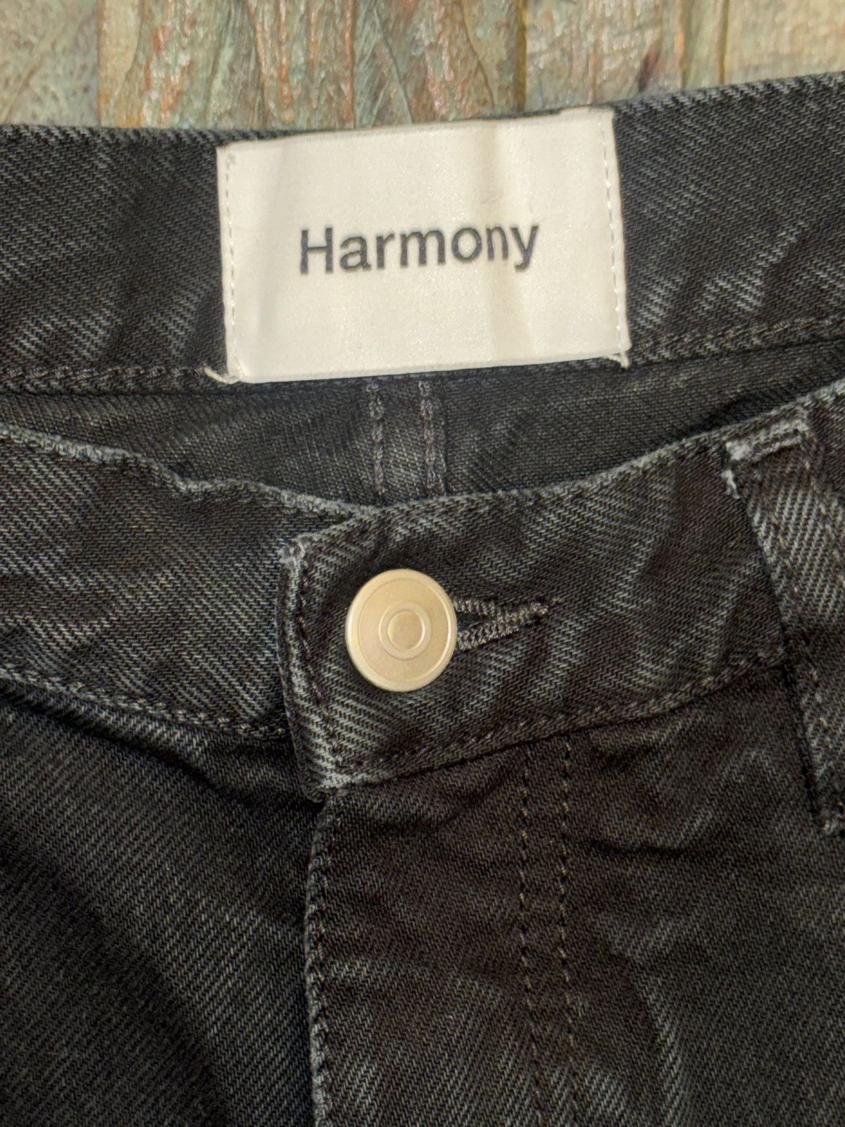 Harmony Paris Dorian Jeans in Black Denim Size US 31 - 2 Thumbnail
