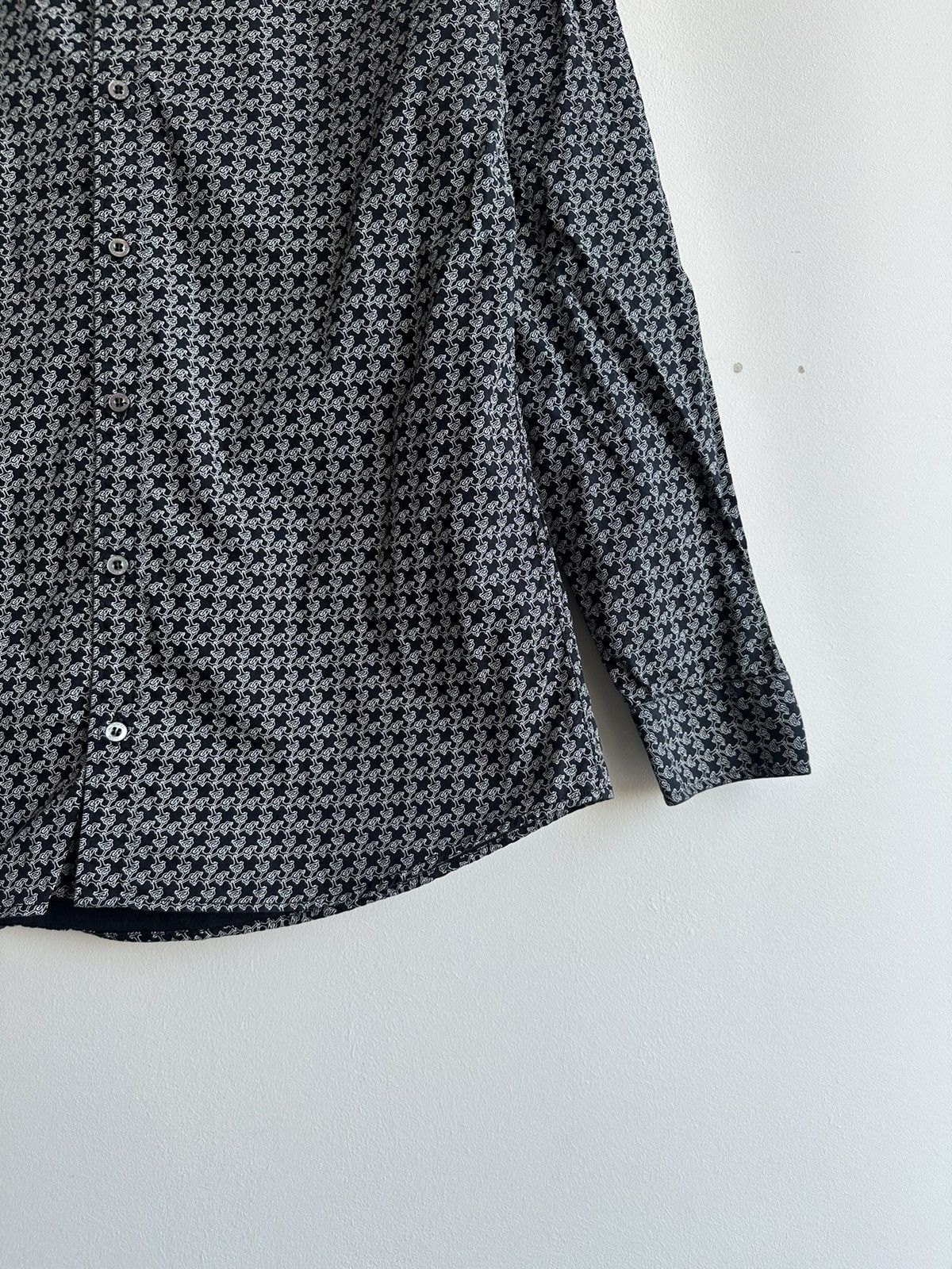 Gucci Gucci Shirt Button Up Print Horsebit Pattern Size 39/15,5 Size US S / EU 44-46 / 1 - 3 Thumbnail