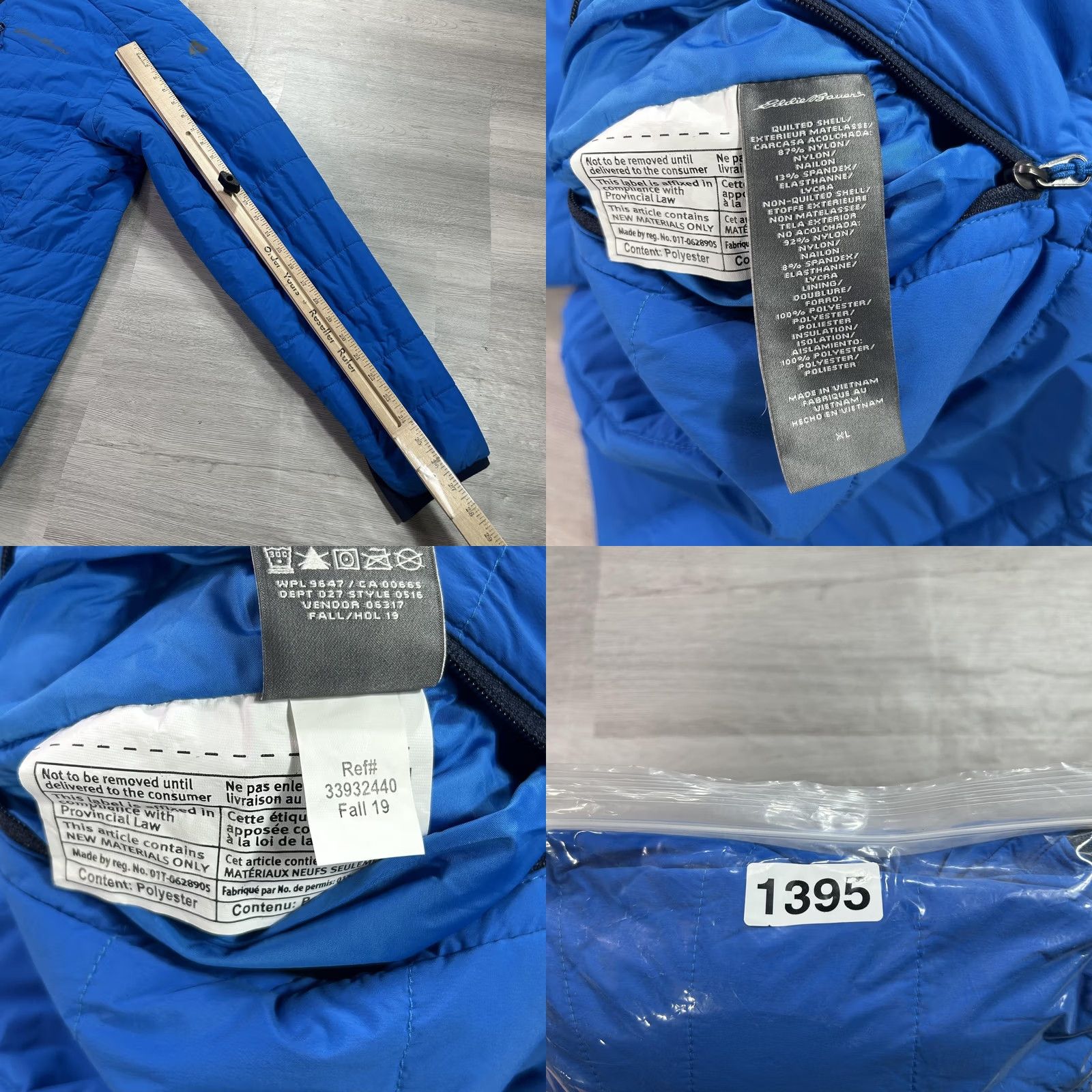 Eddie Bauer Eddie Bauer First Ascent Jacket Mens XL Blue Reversible Puffer Full Zip Outdoor Size US XL / EU 56 / 4 - 9 Thumbnail