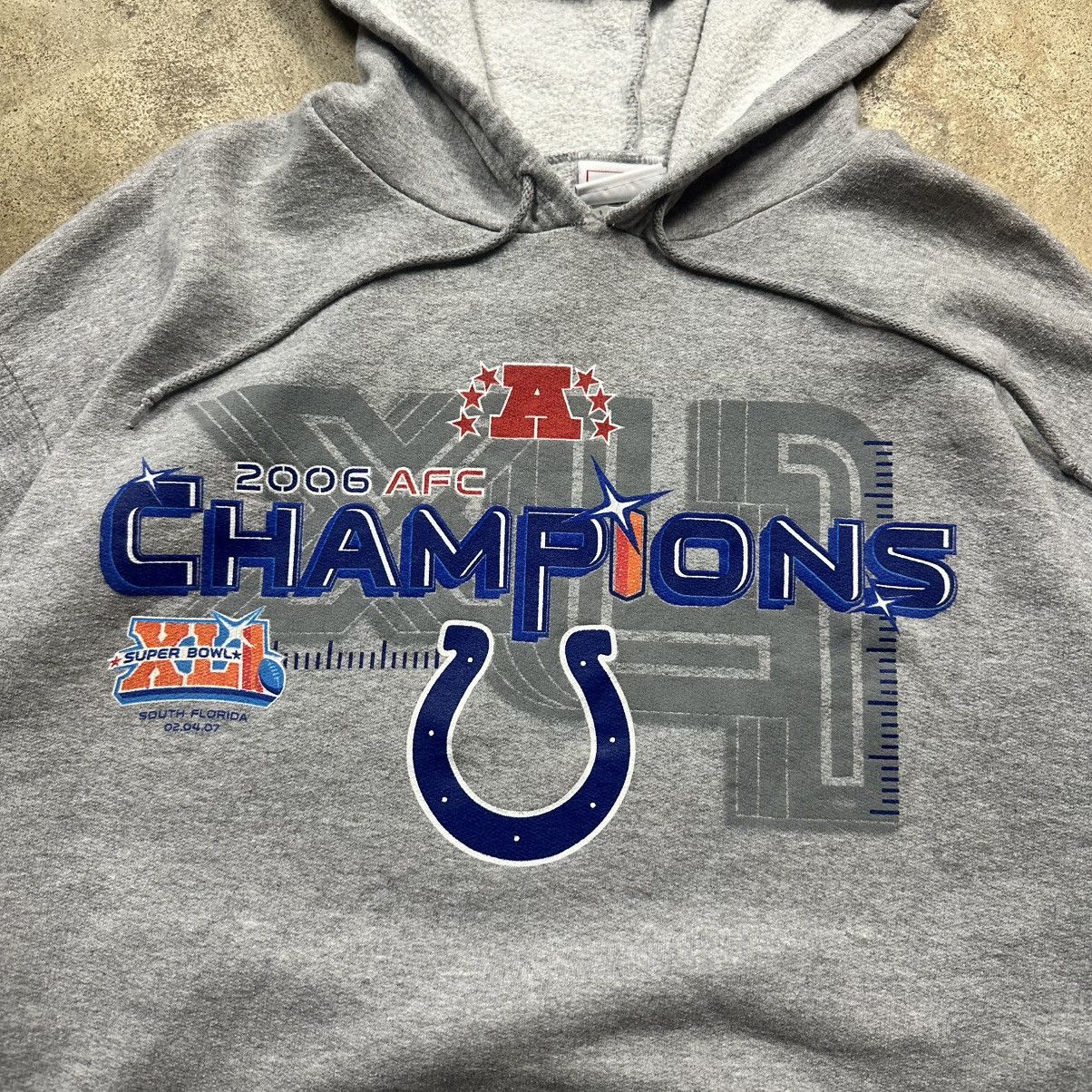 NFL Vintage 2006 NFL Indianapolis Colts AFC Football Hoodie Size US L / EU 52-54 / 3 - 2 Thumbnail