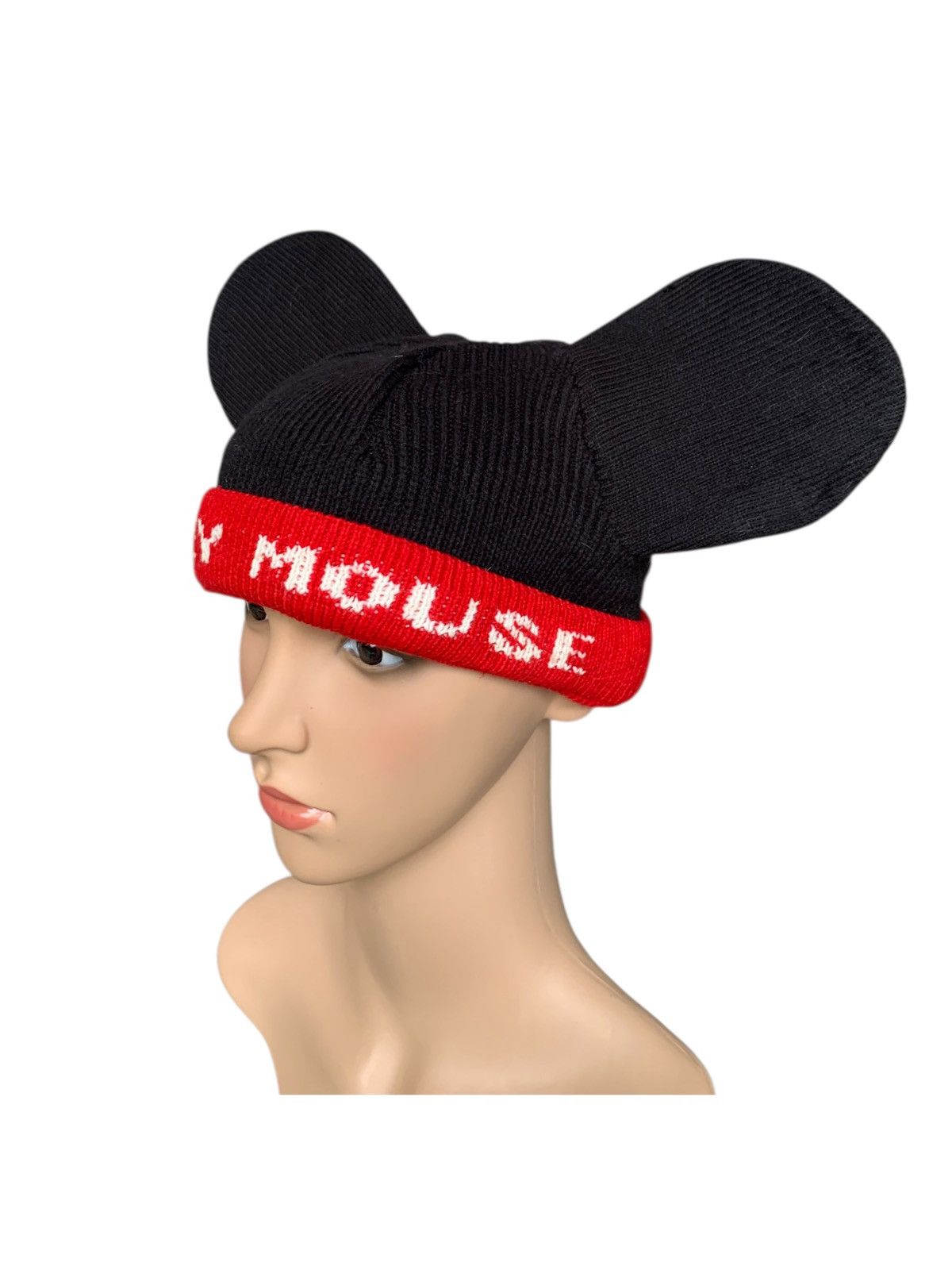 Designer × Japanese Brand × Kapital Women's Cute Solid Knitted Hats By Mickey Mouse Size ONE SIZE - 8 Thumbnail
