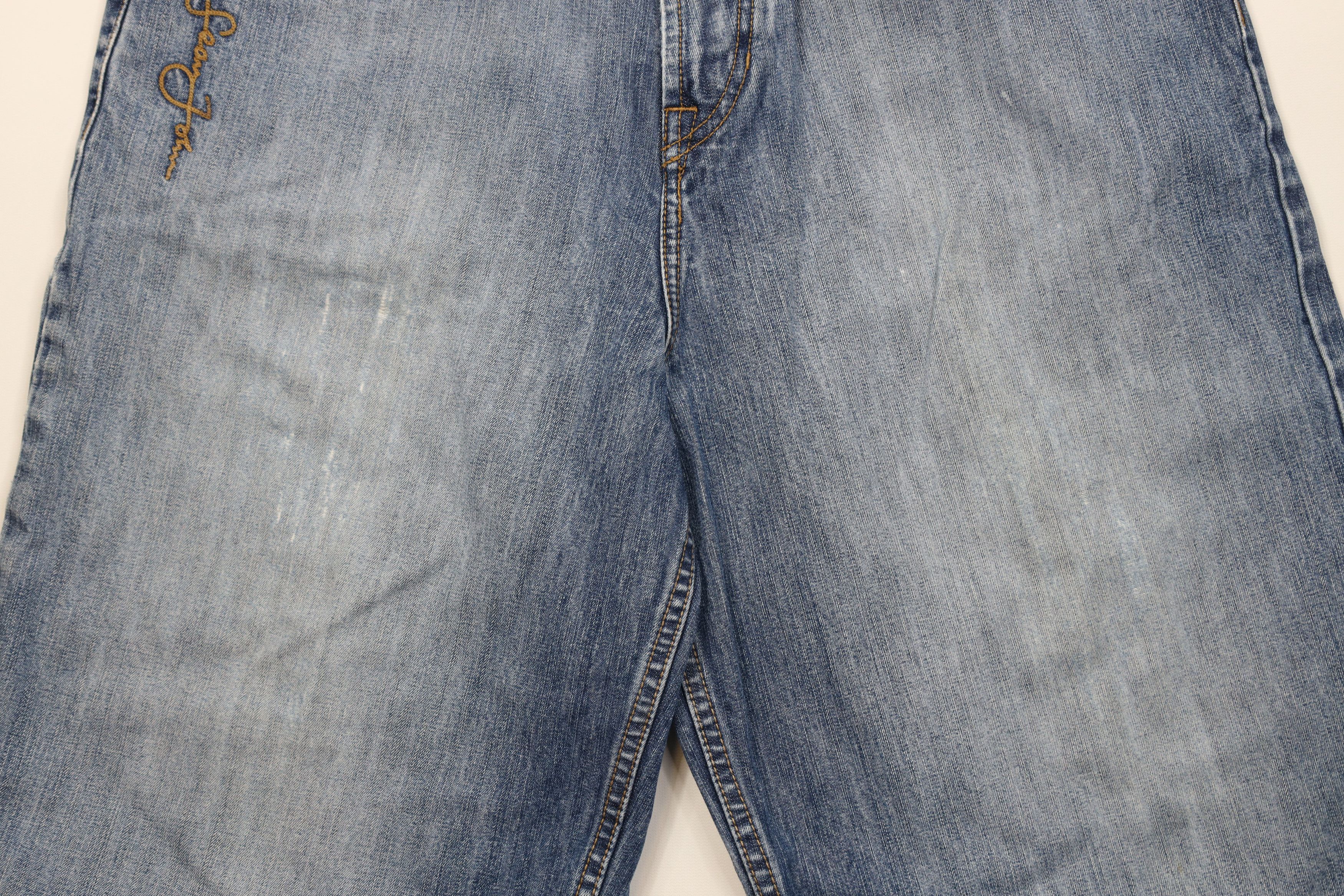 Sean John Vintage 90s Y2K Sean John Baggy Denim Jean Shorts Jorts Blue Size US 34 / EU 50 - 3 Thumbnail