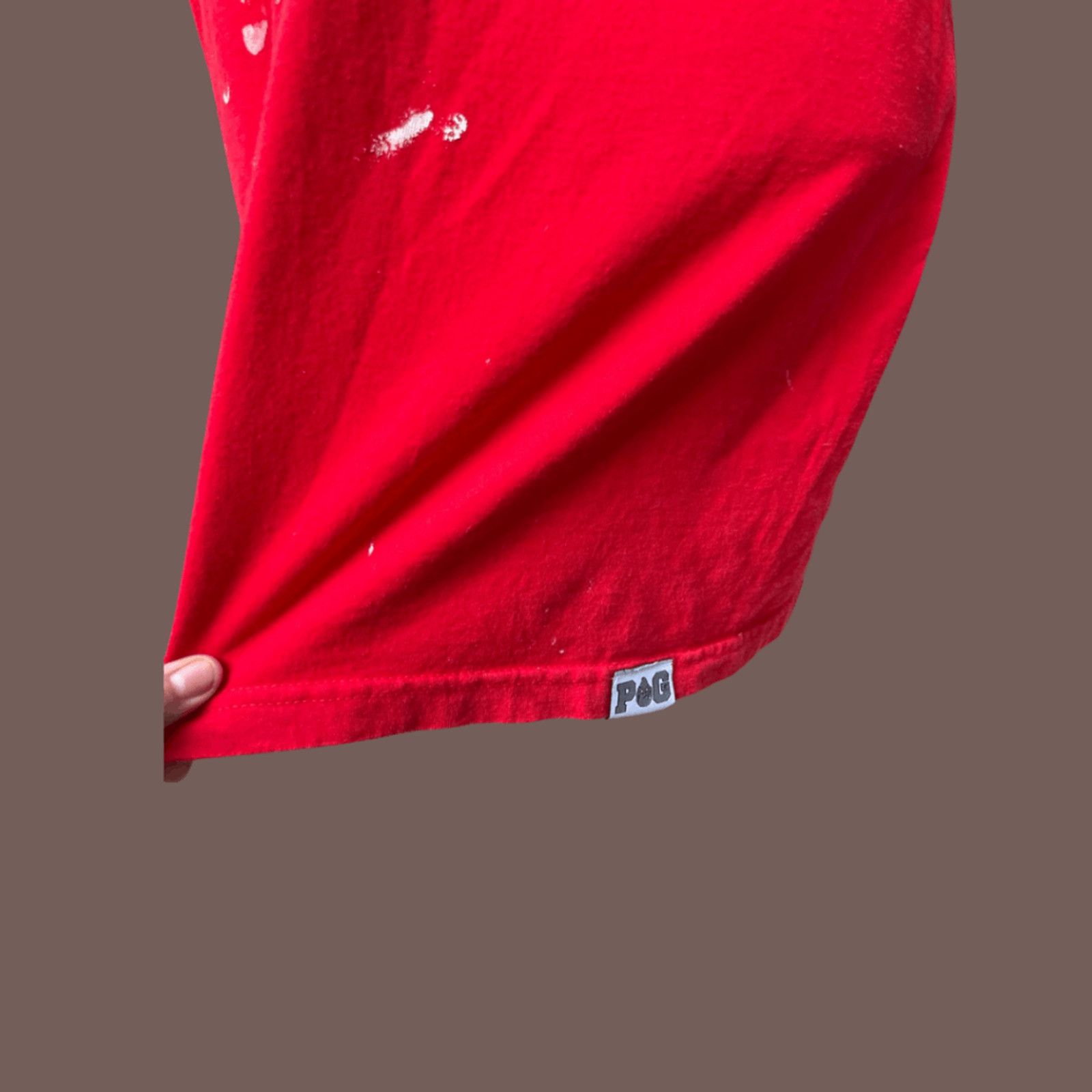 Vintage VTG Graphic Tee | PAG Red “Friday” Print | Y2K Distressed Size US XXL / EU 58 / 5 - 2 Thumbnail