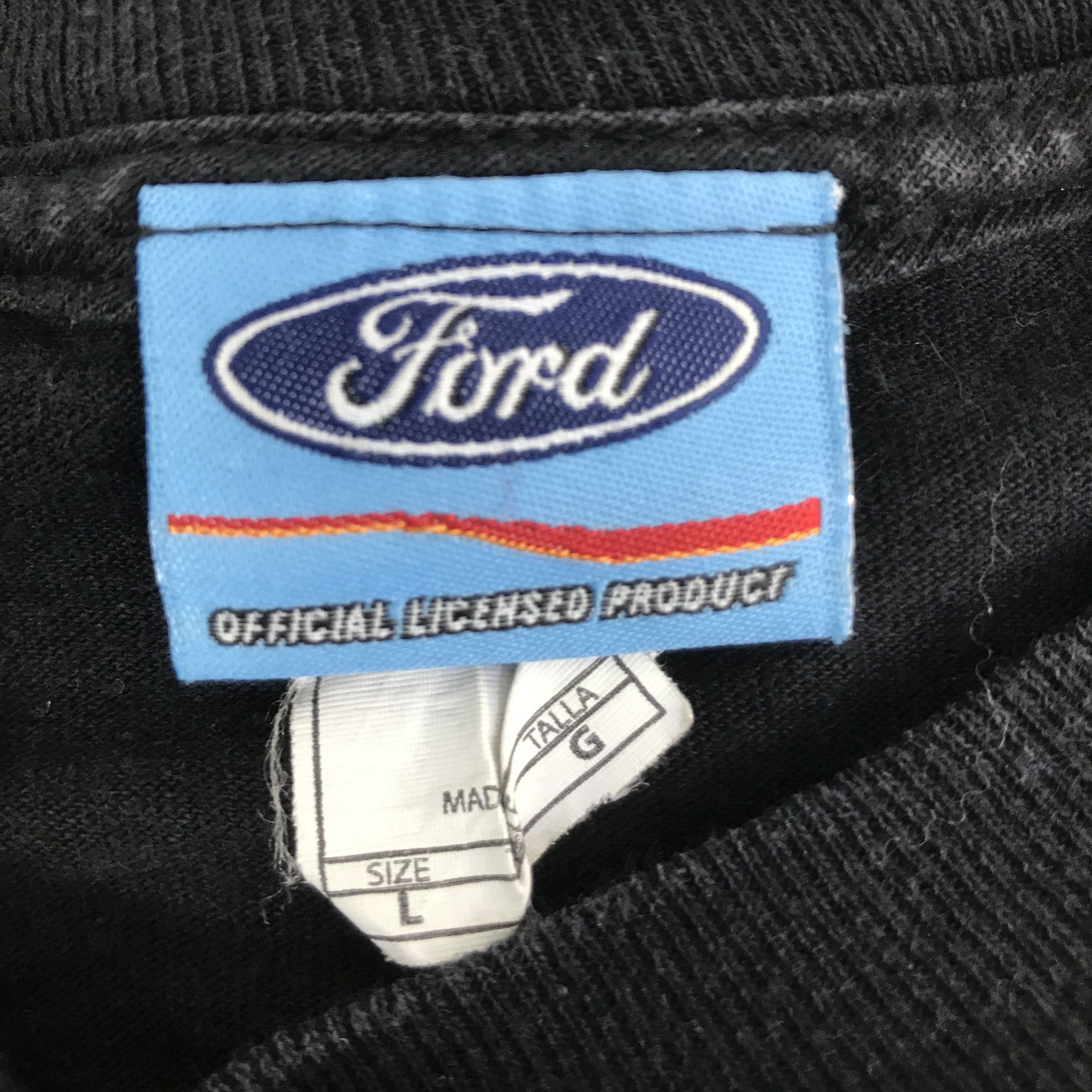 Ford FORD MUSTANG BLACK T-SHIRT K93B52 Size US L / EU 52-54 / 3 - 8 Thumbnail