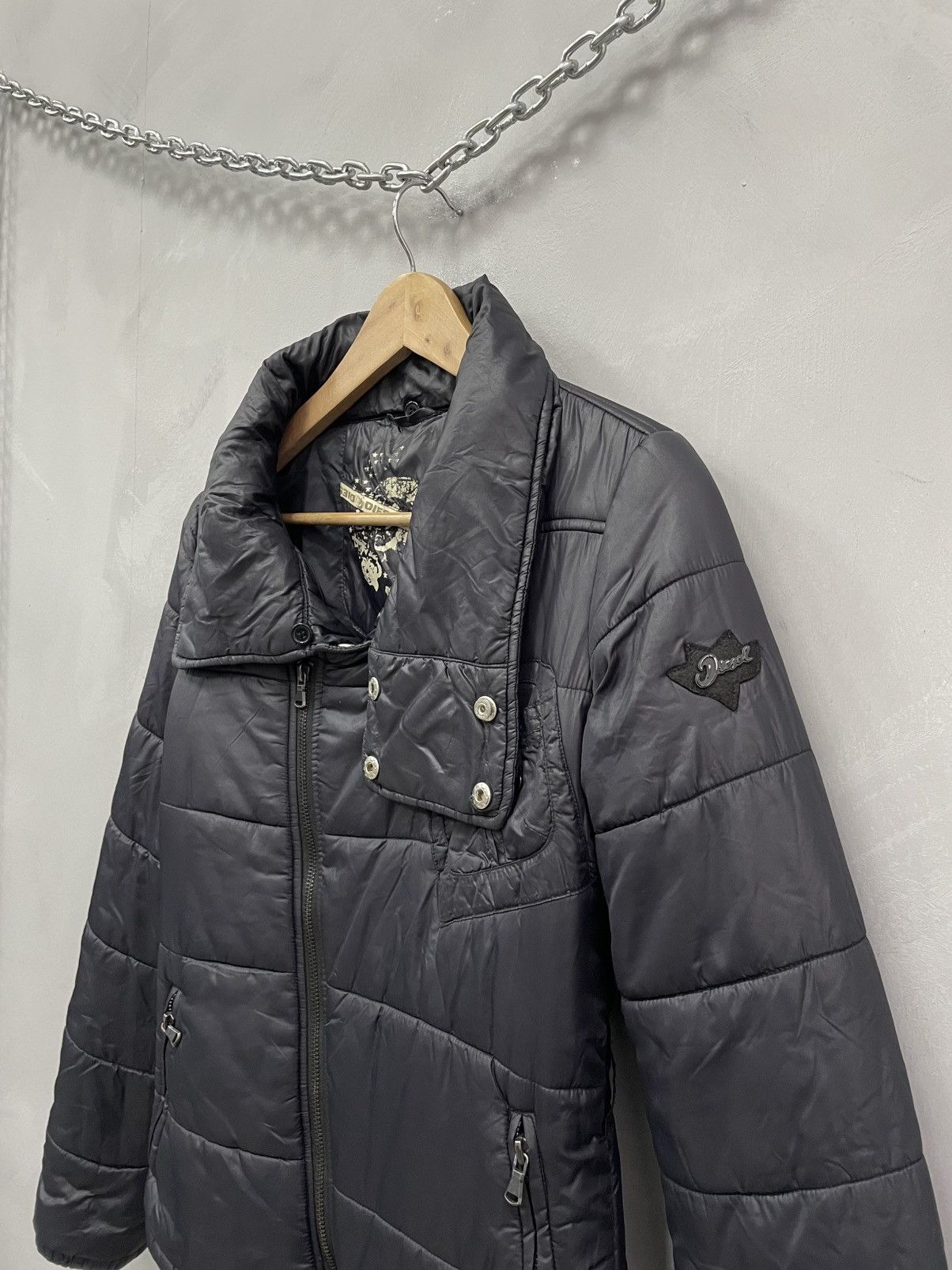Diesel Diesel avant garde asymmetric bomber jacket Size S / US 4 / IT 40 - 3 Thumbnail