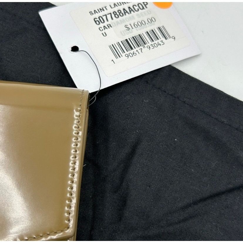 Yves Saint Laurent Saint Laurent Ysl Tan Leather Clutch/chain wallet Size ONE SIZE - 9 Thumbnail