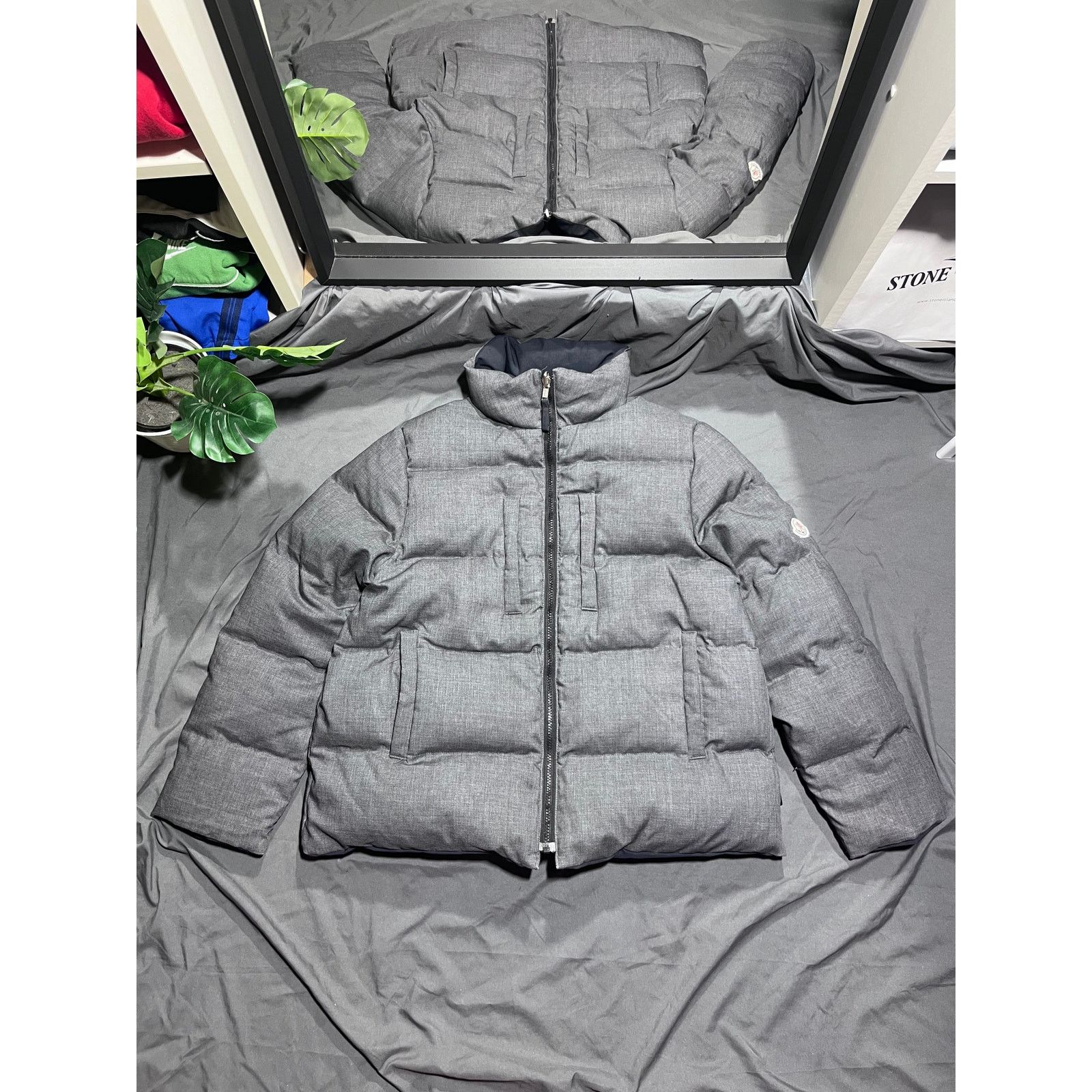 Moncler Moncler puffer down jacket 2 side luxury France designer 