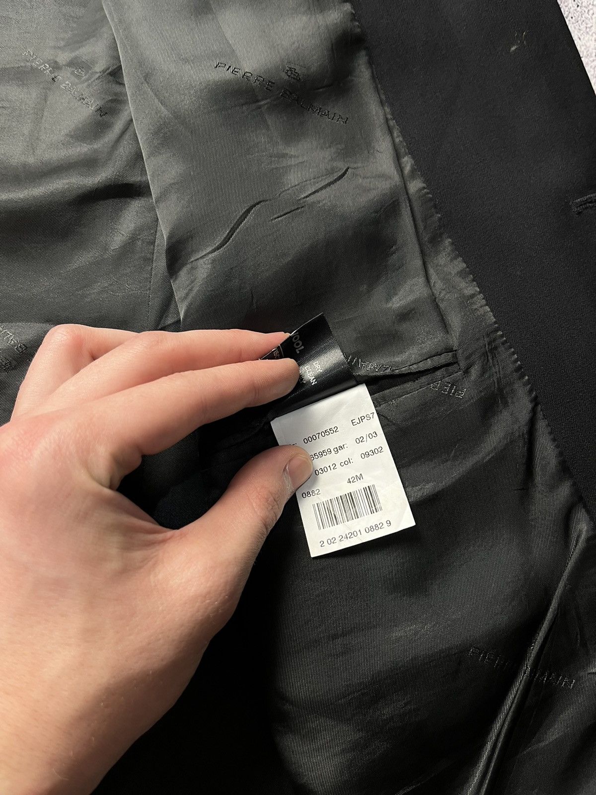 Balmain Balmain mens blazer size 42 Fit M Size 42R - 12 Thumbnail