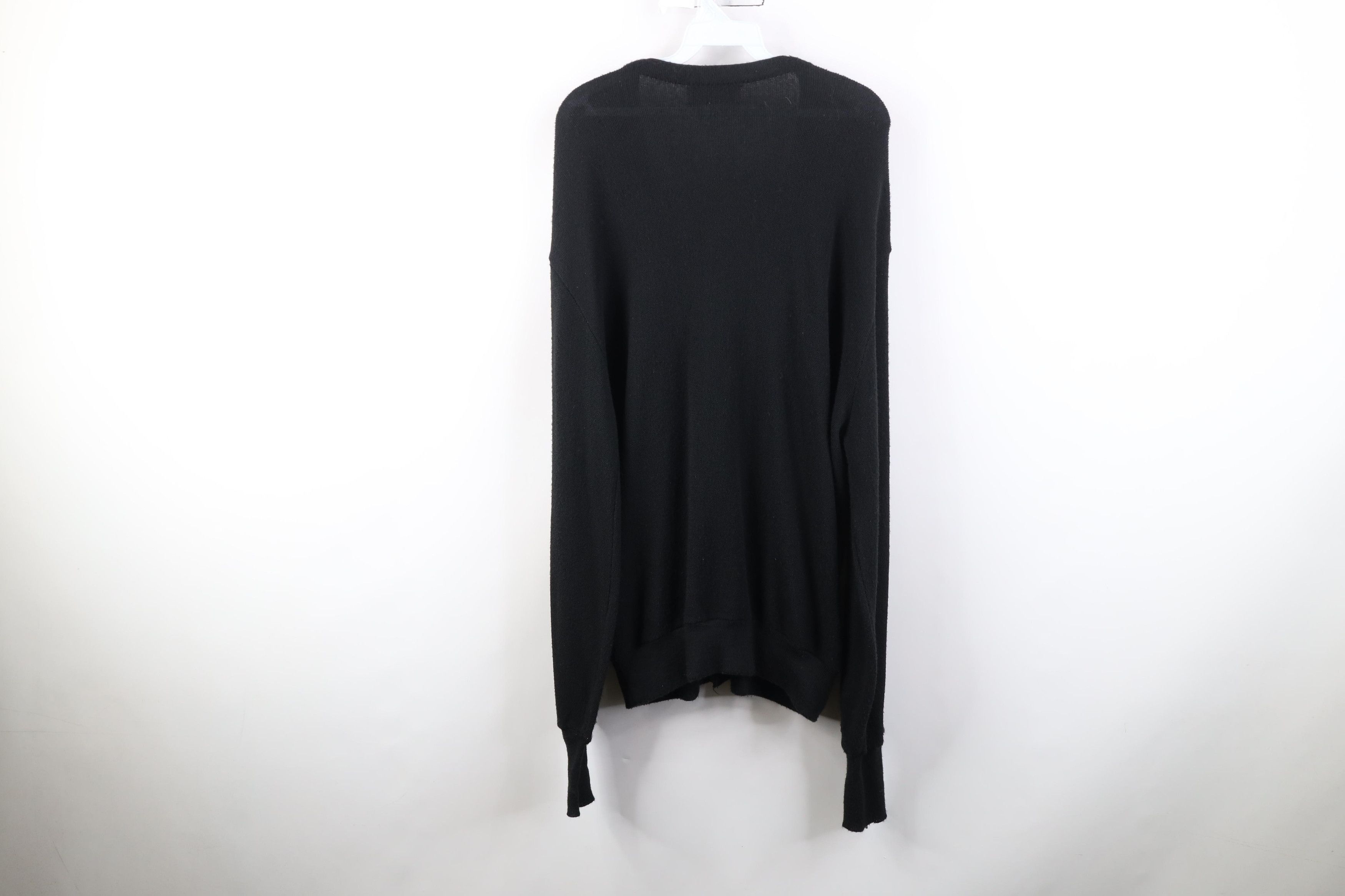 Vintage Vintage 90s Streetwear Cobain Cardigan Sweater Black USA Size US XL / EU 56 / 4 - 10 Thumbnail