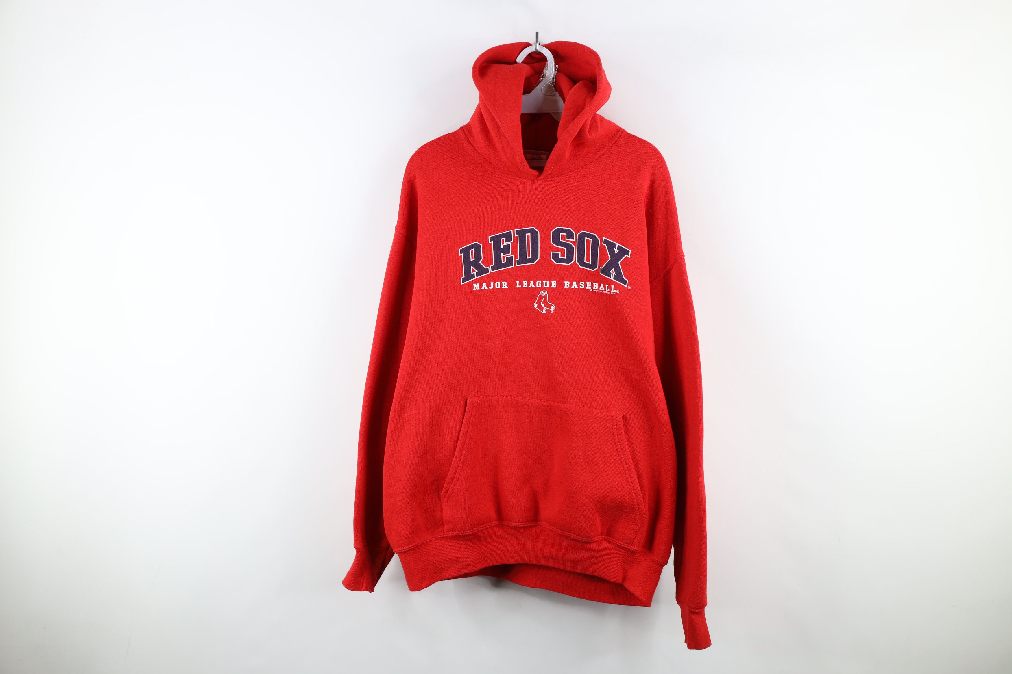 Vintage Vintage Y2K 2007 Boston Red Sox Baseball Hoodie Sweatshirt Size US M / EU 48-50 / 2 - 1 Thumbnail