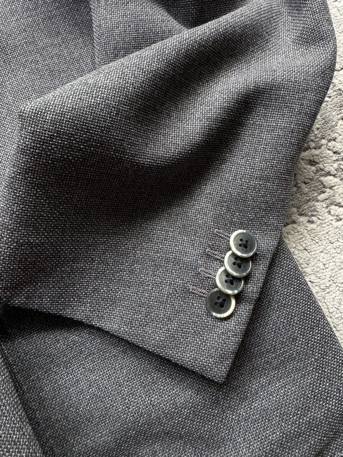 Corneliani Corneliani Gray Extrafine Wool blazer Jacket Size 54 R Size 54R - 8 Thumbnail