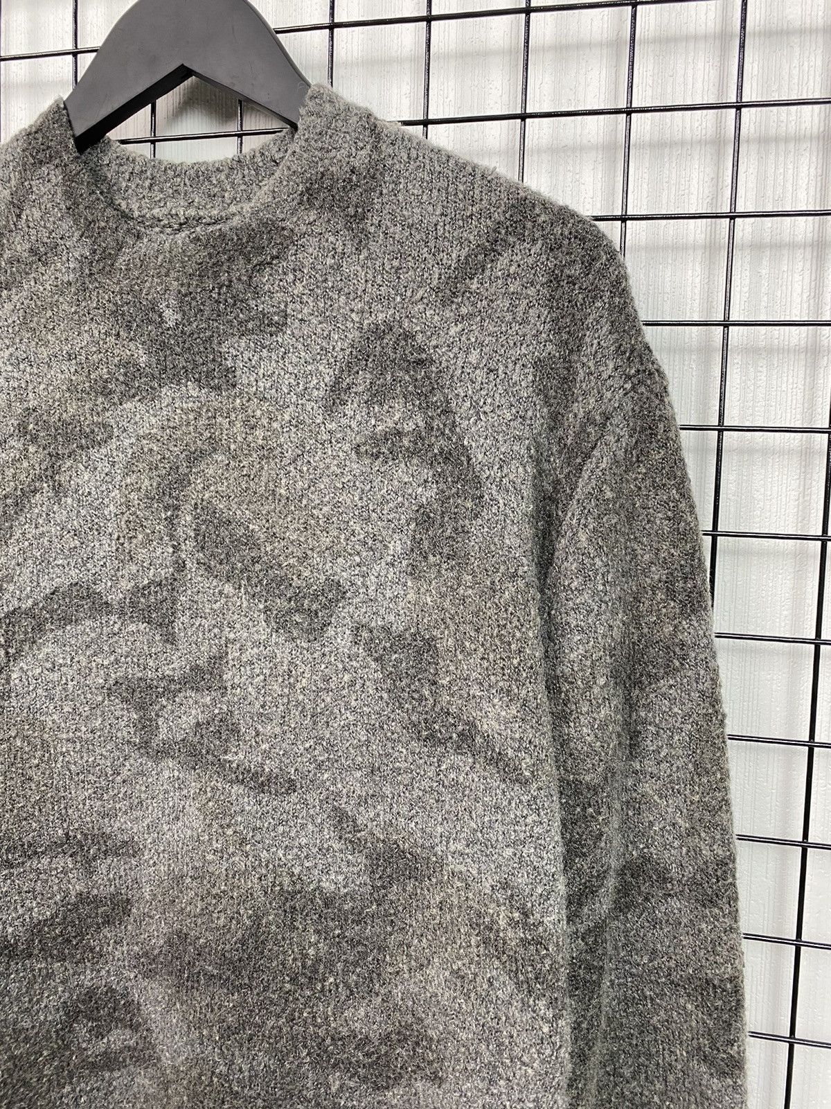 Allsaints × Designer AllSaints Camo sweater mohair men M size y2k Avant-garde Size US M / EU 48-50 / 2 - 3 Thumbnail