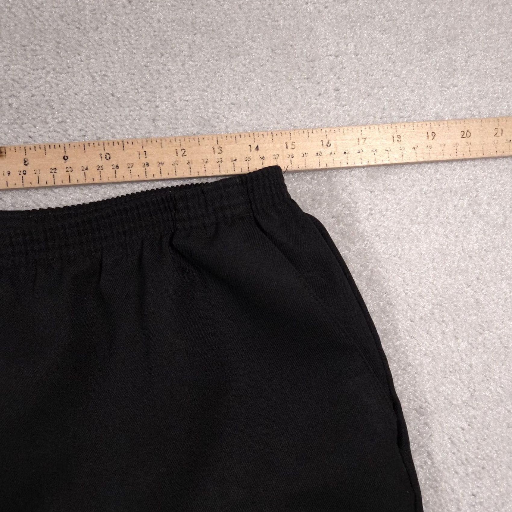 Vintage Alfred Dunner Pants Women's 12 Black Stretch Pull On Straight High-rise Casual Workwear Modern Business Women's Pants Size 34" / US 12 / IT 48 - 6 Thumbnail