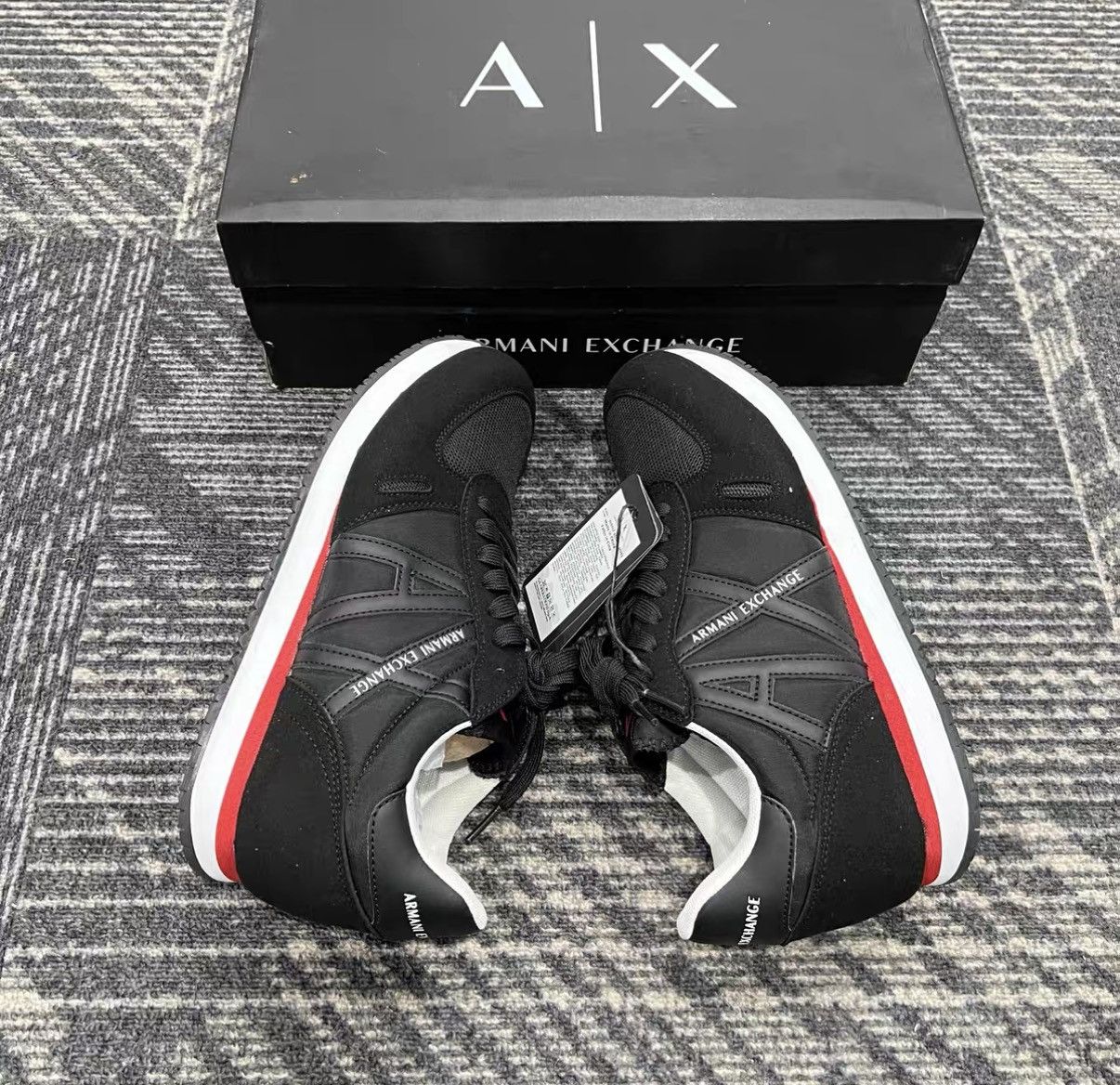 Armani Armani Exchange Rio Mesh Low-top Men's Casual Sneakers J42 Size US 8 / EU 41 - 4 Thumbnail