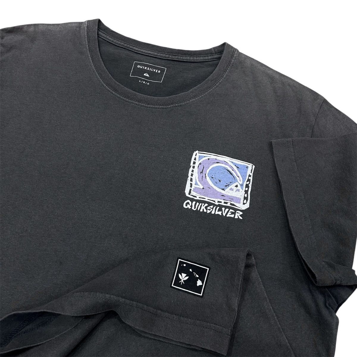 Quiksilver Quiksilver Wave Abstract Surf Graphic Tshirt Size US L / EU 52-54 / 3 - 4 Thumbnail