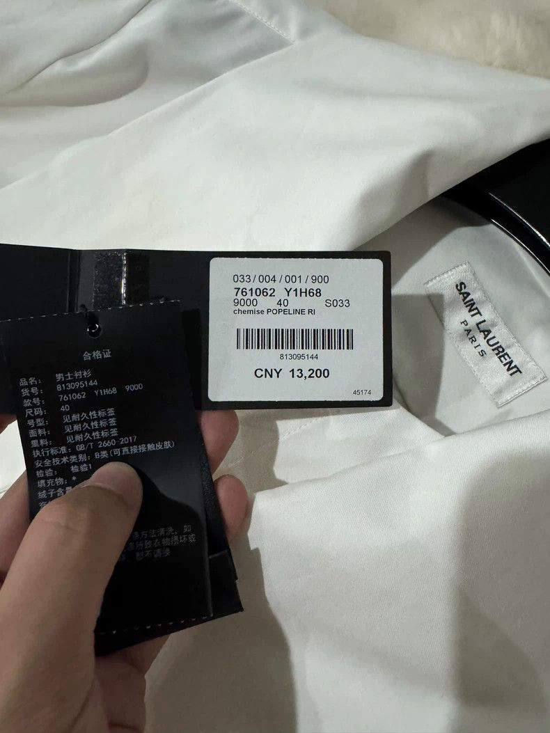 Saint Laurent Paris Saint Laurent Paris size 40 Big iris knot shirt Size L / US 10 / IT 46 - 5 Thumbnail