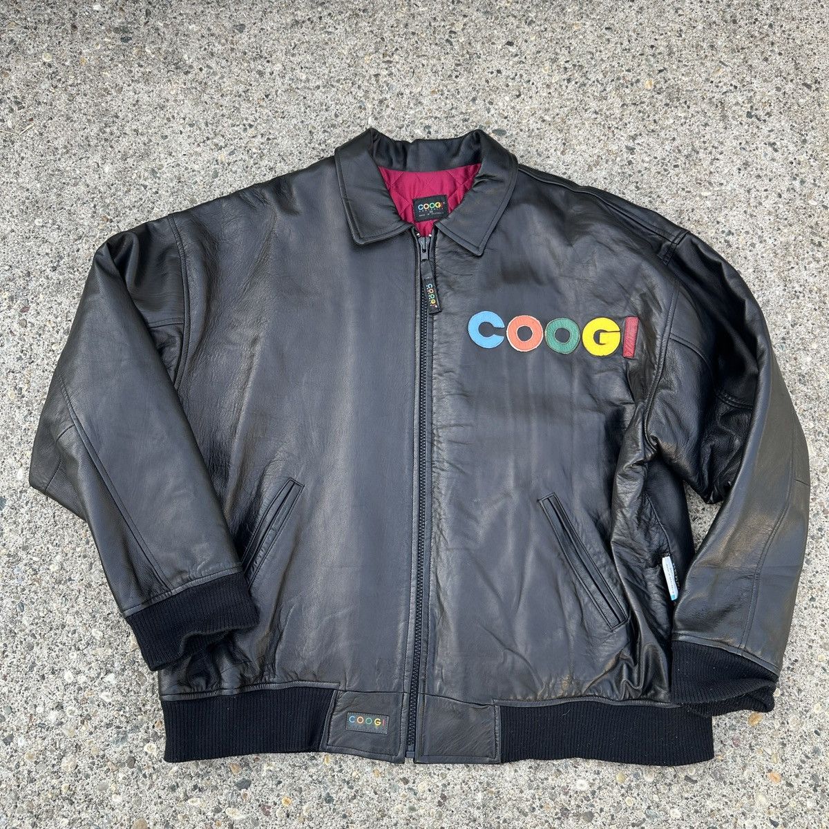 Coogi Vintage Coogi leather jacket Size US XXL / EU 58 / 5 - 2 Thumbnail