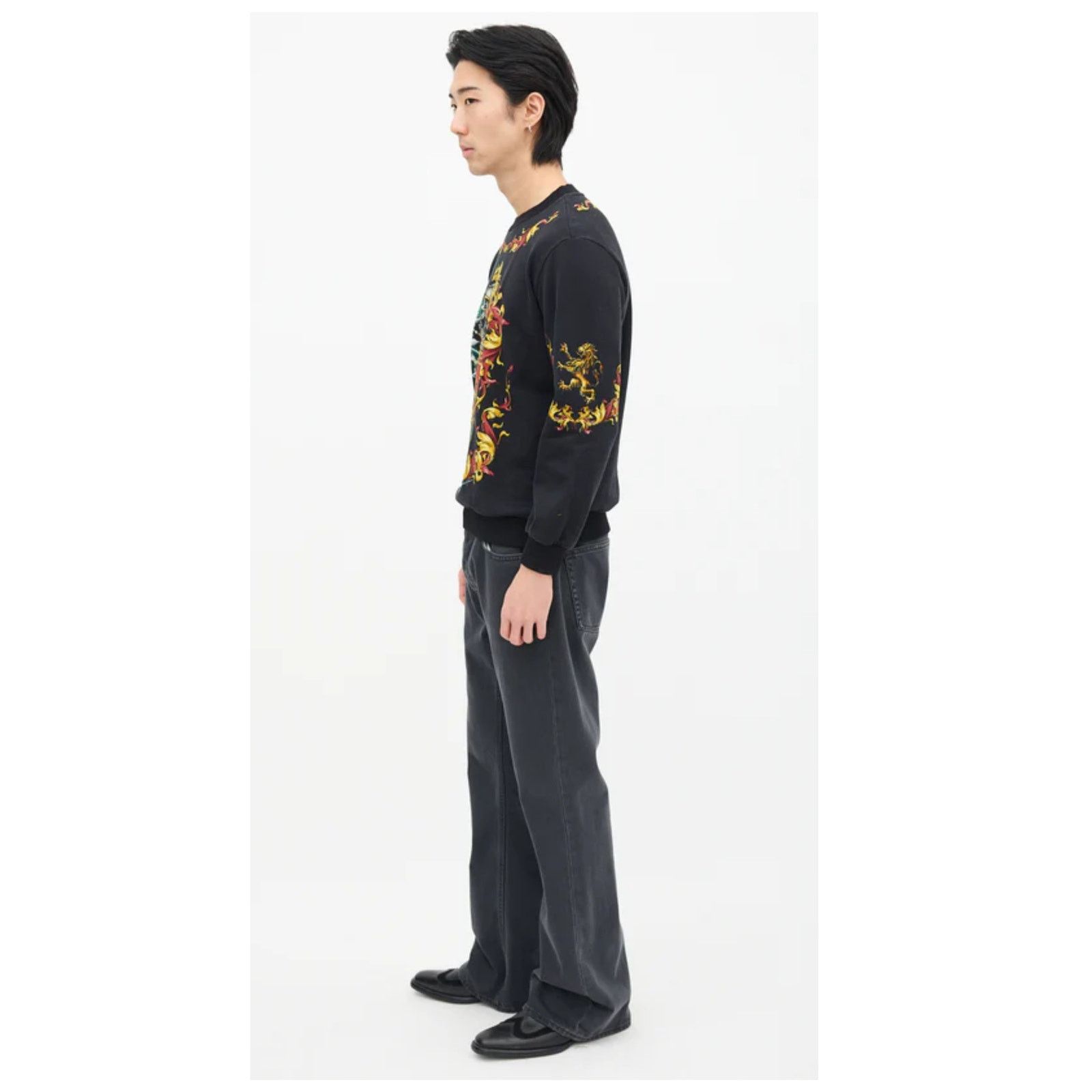 Dolce & Gabbana DOLCE & GABBANA Heraldic Print Sweatshirt Size IT 46/ Small Size US S / EU 44-46 / 1 - 4 Thumbnail